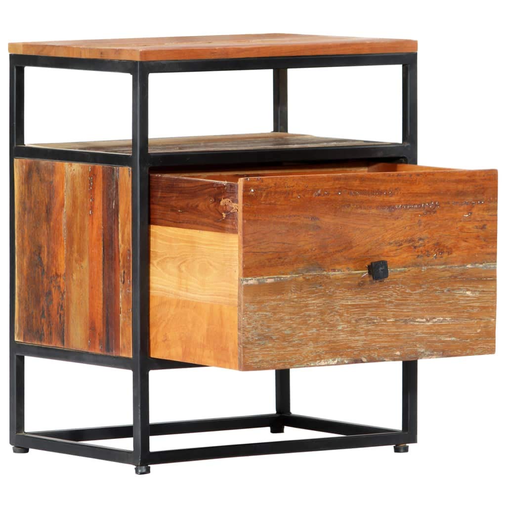 Modern Nightstand with Drawer & Shelf - 15.8