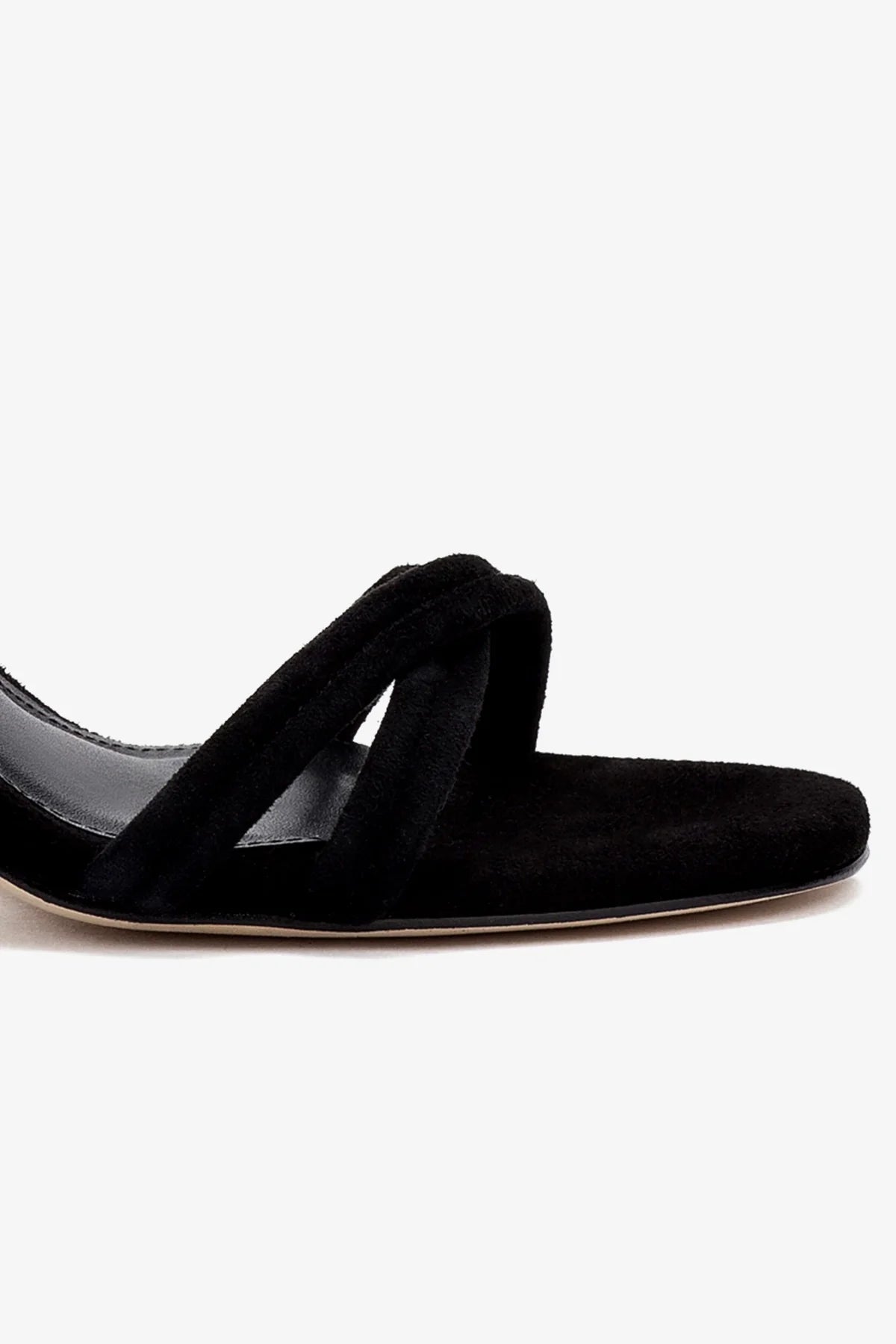 Annie Black Suede Sandals for Women - Comfortable & Stylish Summer Shoes for Casual Outings, Beach Walks, and Date Nights