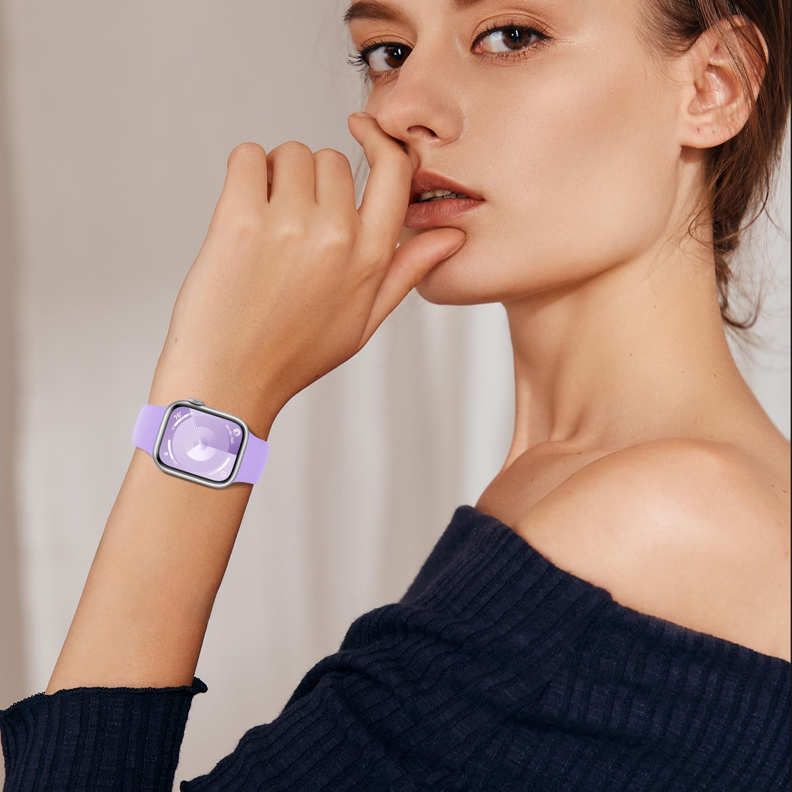 Premium Soft Silicone Sport Replacement Bands for Apple Watch Series 1-9, Ultra & SE - Compatible with 38mm 40mm 41mm 42mm 44mm 45mm 49mm Models - Stylish & Durable Watch Straps for Men & Women - Perfect for Workouts, Running, Swimming & Everyday Wear