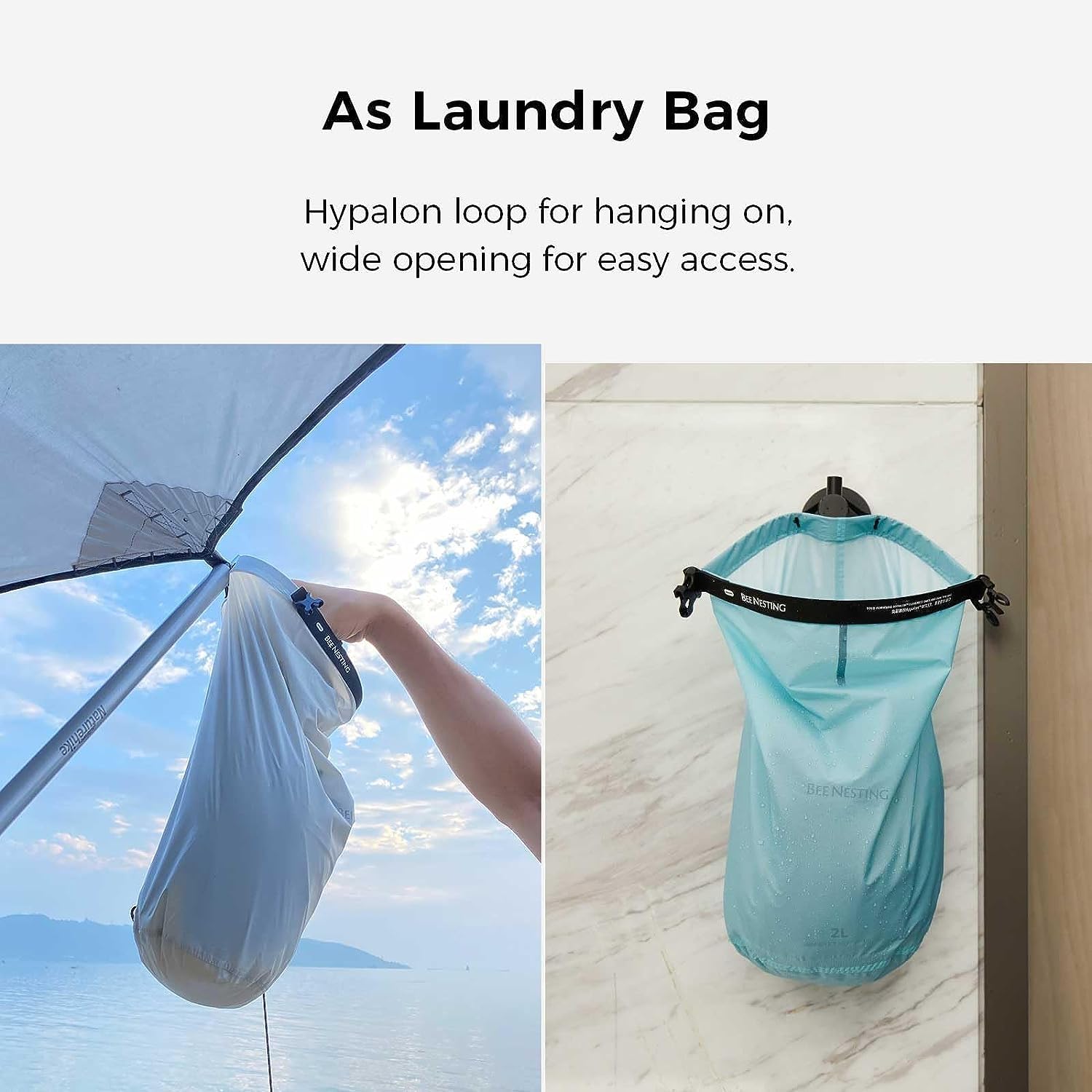 Ultralight Waterproof Dry Bag Set of 3 - Lightweight Dry Sacks for Backpacking, Camping, Hiking, Kayaking, Motorcycle & Travel Gear Storage - Perfect for Outdoor Adventures and Water Sports
