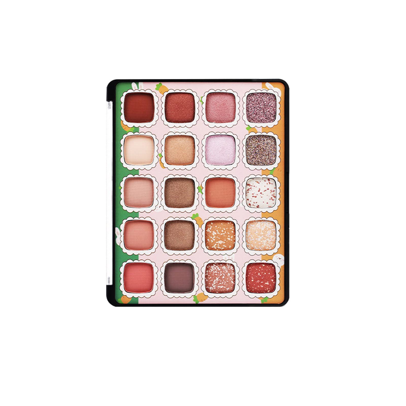 20 Colors Matte Eyeshadow Palette - Long Lasting Waterproof Eye Makeup Kit with Portable Case | Vibrant Pigmented Powder for Day/Night Looks, Halloween Costumes & Party Makeup | Cruelty-Free Beauty Essentials for Professional & Everyday Use