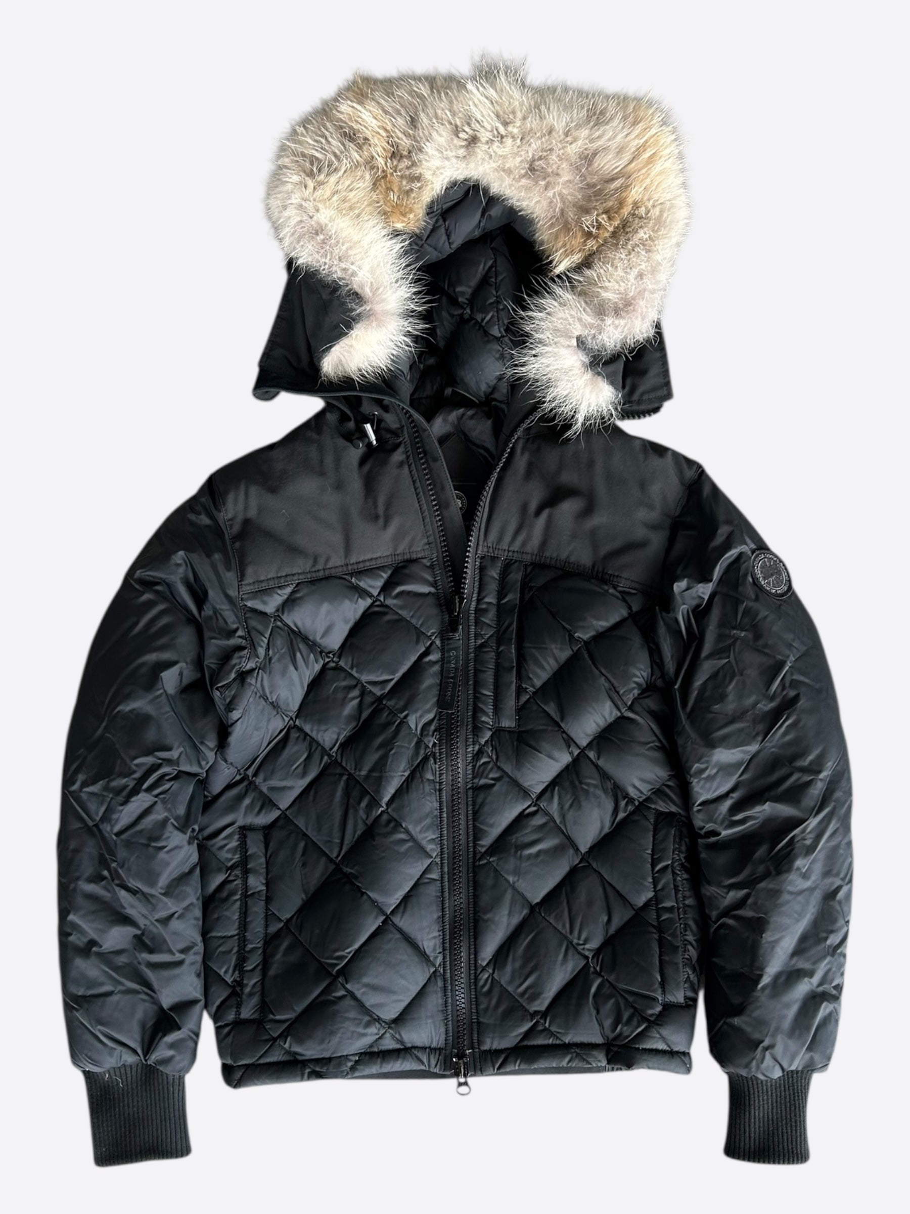 Canada Goose Black Pritchard Black Label Men's Jacket - Premium Winter Coat for Extreme Cold Weather | Outdoor Activities & Urban Style