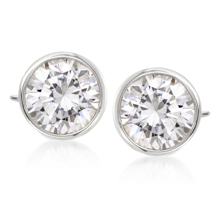 CZ Stud Earrings for Women - Cubic Zirconia Hypoallergenic Earrings for Sensitive Ears | Perfect for Daily Wear, Work, Parties & Special Occasions