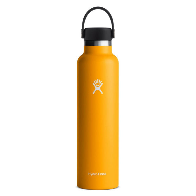 24 oz Standard Mouth Water Bottle - BPA Free, Leak Proof, Durable Stainless Steel for Gym, Hiking & Everyday Use