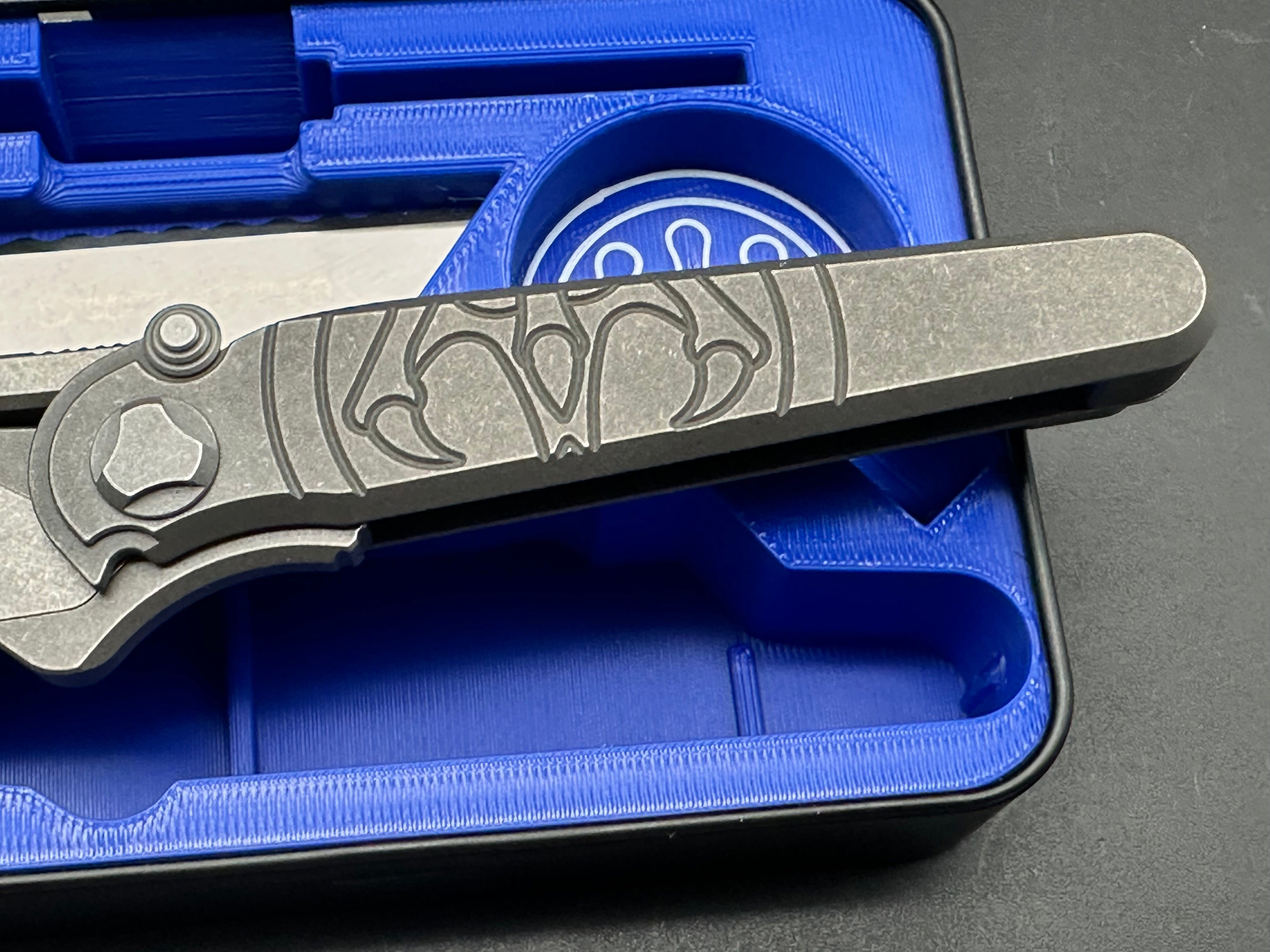G&G Hawk Shortcut Titanium Serrated Folding Knife - Premium EDC Pocket Knife for Outdoor, Camping, Hiking & Survival