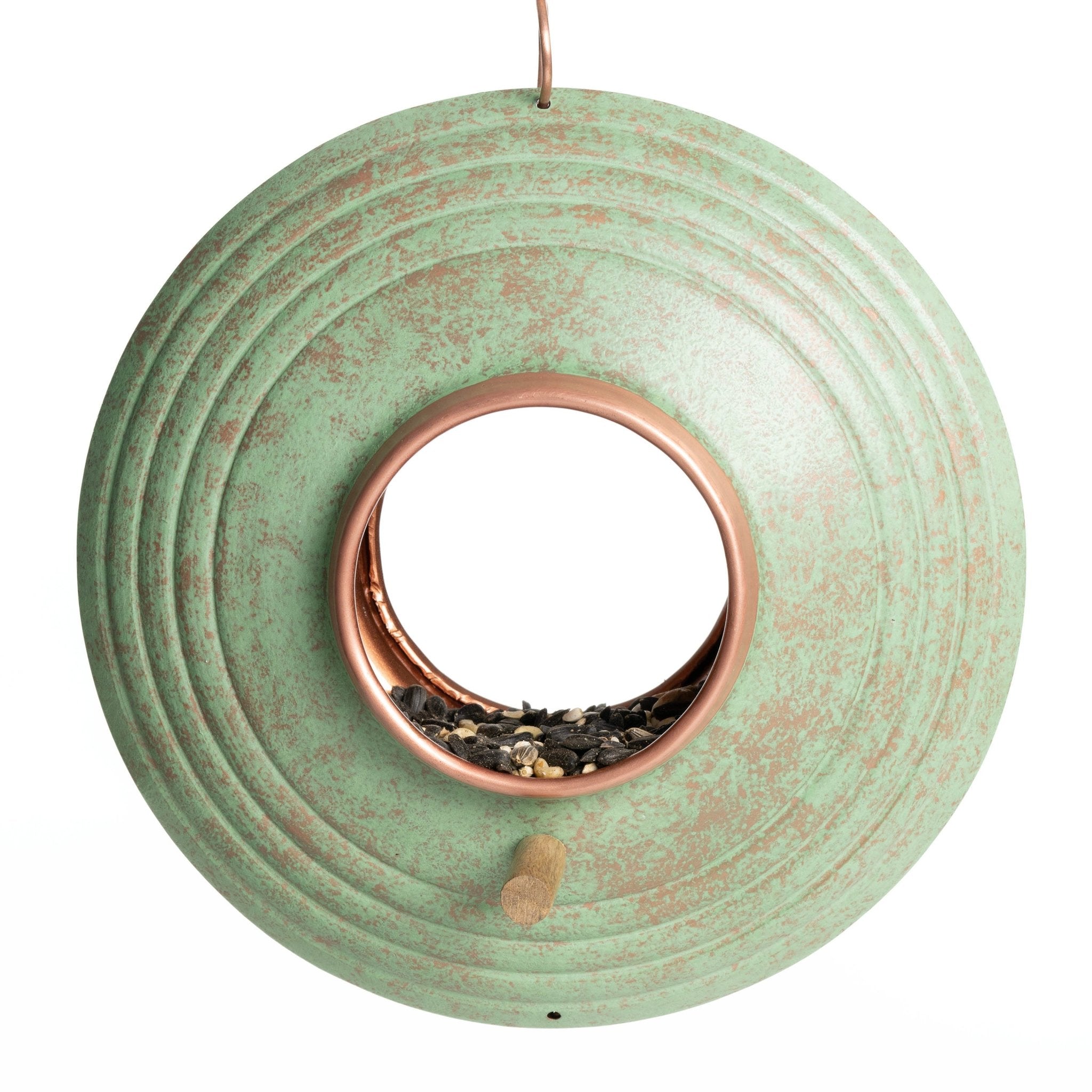 Verde Fly Thru ™ Bird Feeder - Clear Window View Bird Feeder for Outdoor Garden, Patio & Backyard - Attracts Cardinals, Finches & Wild Birds (Perfect for Bird Watching & Nature Lovers)
