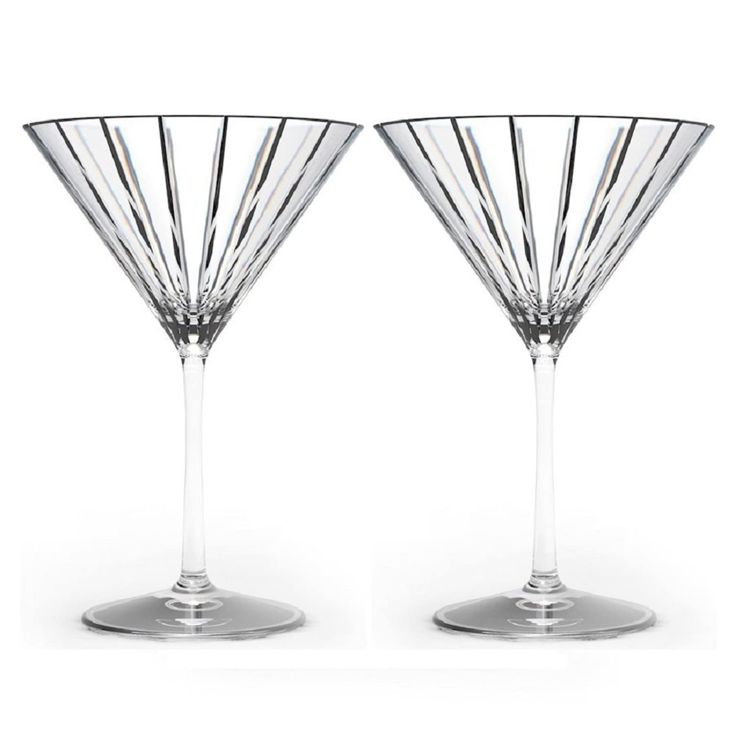 Premium Avenue Martini Set of 2 - Elegant Cocktail Glasses for Home Bar, Dinner Parties & Entertaining - Perfect for Martinis, Cocktails & Wine Tasting