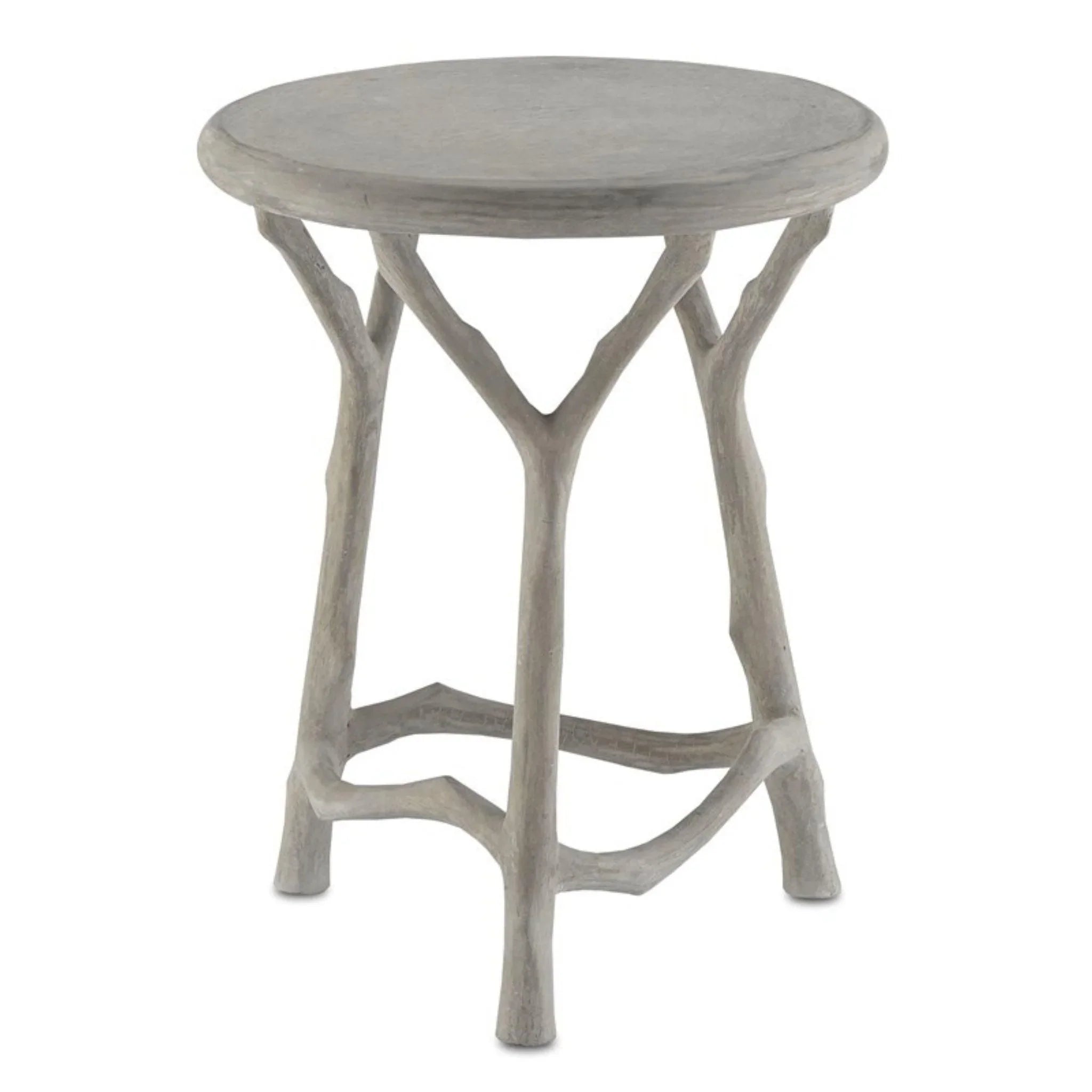 Modern Concrete Side Table - Industrial Chic End Table for Living Room, Bedroom, or Outdoor Patio - Durable & Stylish Accent Furniture for Home Decor