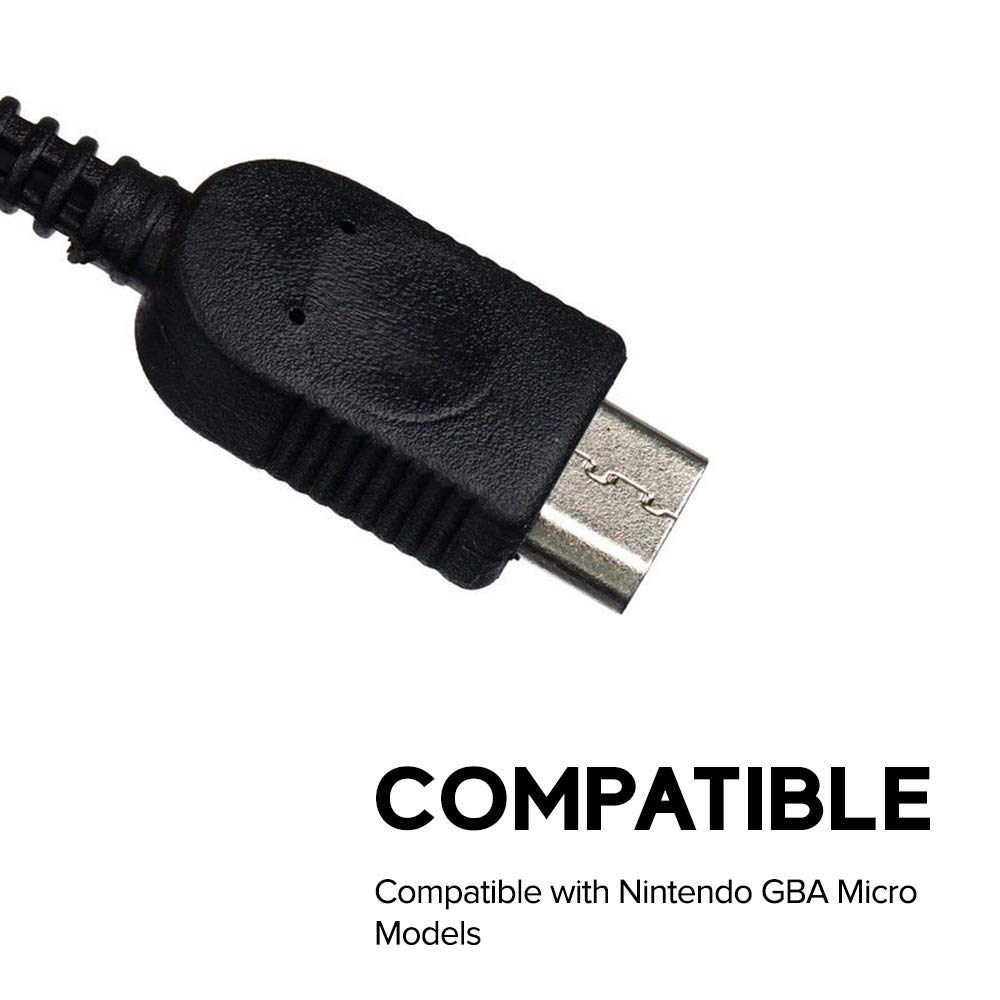 Original AC Power Adapter Charger for Nintendo Gameboy Advance GBA Micro - Replacement Charging Cord with US Plug - Perfect for Home Gaming & Travel