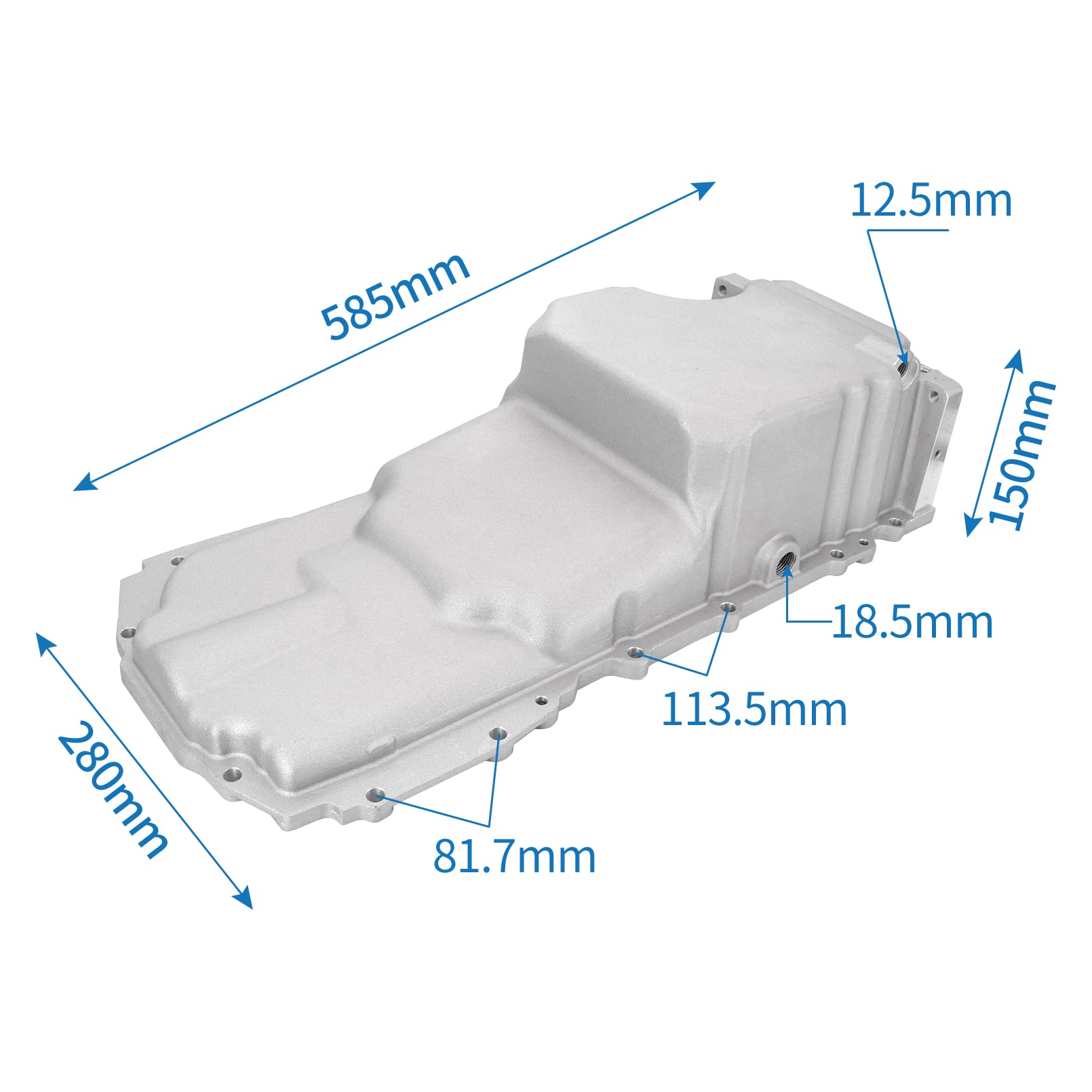 LT GEN V Swap Retrofit Oil Pan Kit - Low Profile Oil Pan & Pickup Tube Kit for 67-92 Camaro/Firebird, 64-72 A-Body, 78-87 G-Body - Compatible with GM GEN V LT1 LT4 L83 L86 5.3L 6.2L Engines - Perfect for Engine Swaps & Performance Upgrades