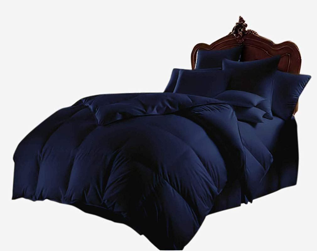 Premium 100% Egyptian Cotton 600 GSM Down Alternative Comforter - Super Soft Microfiber Filling, 88