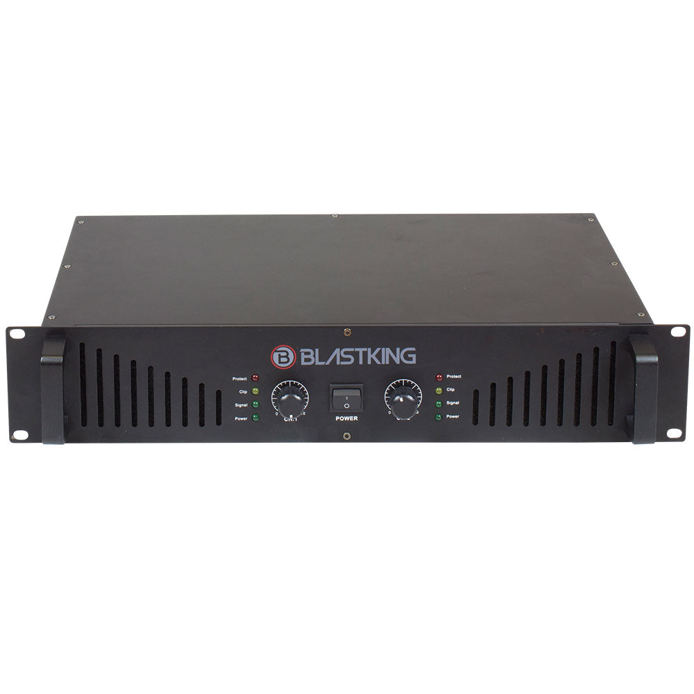 Blastking DP2000 2 Channel Professional Power Amplifier - 2000W High Performance Audio Amp for DJ, Live Sound & Home Theater Systems
