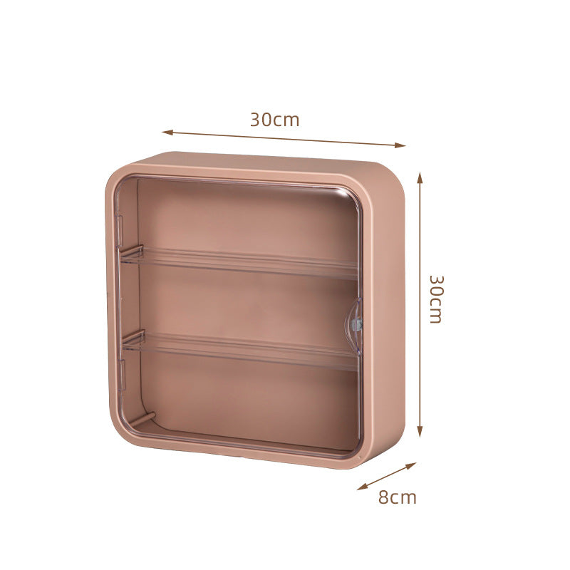 POP MART Modern Wall Mounted Display Case - Acrylic Collectible Storage Bin for Toys & Figures - Perfect for Bedroom, Office, and Living Room Decor