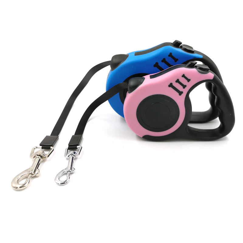 3M 5M Retractable Dog Leash - Automatic Flexible Pet Leash for Small Medium Large Dogs - Durable Traction Rope Belt for Walking, Running & Outdoor Adventures