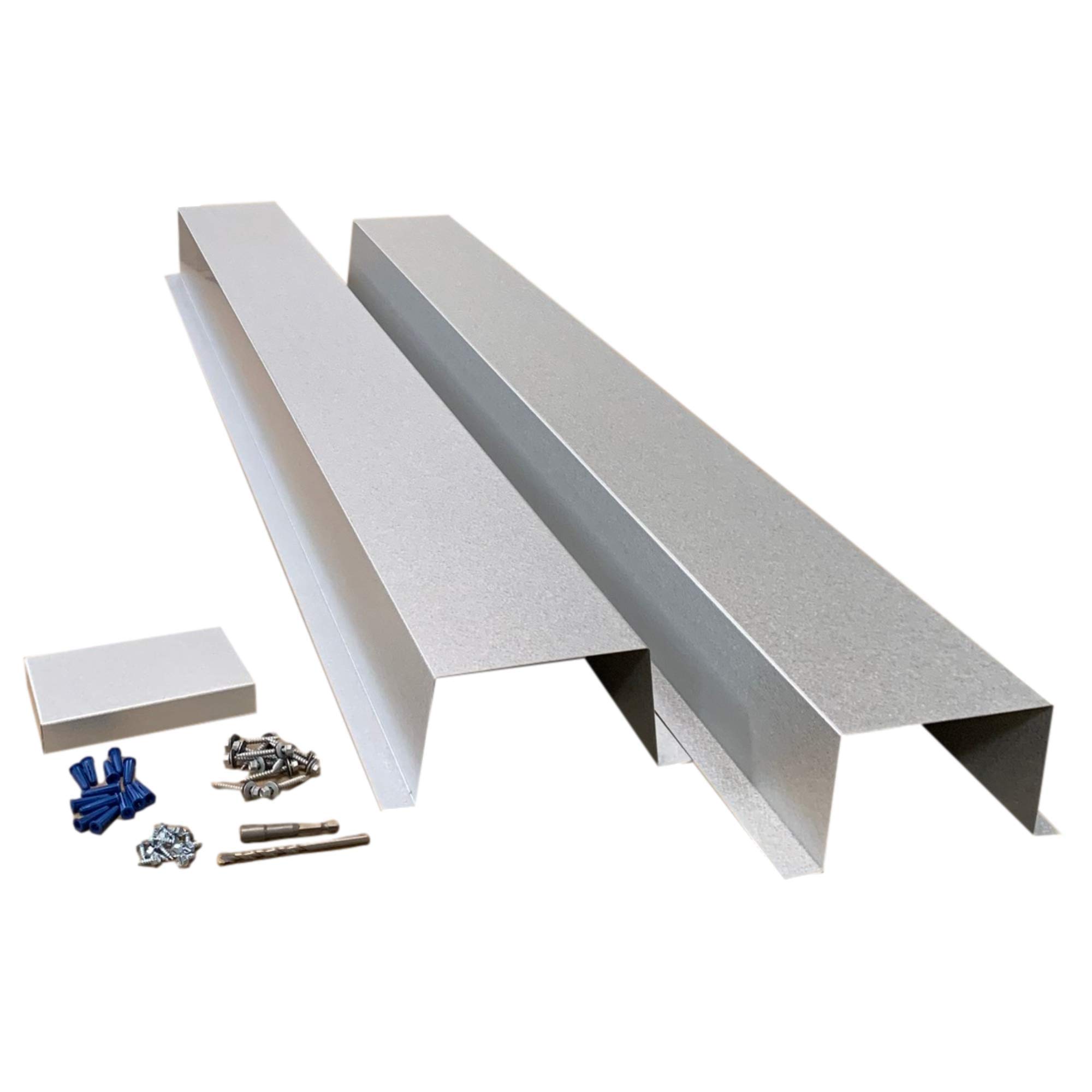 EAGLE 1 Metal Line Set Cover Kit for Mini Split & Central AC Heat Pump - 6x4 Galvalume - Durable HVAC Protection for Indoor & Outdoor Use - Multiple Sizes & Colors Available