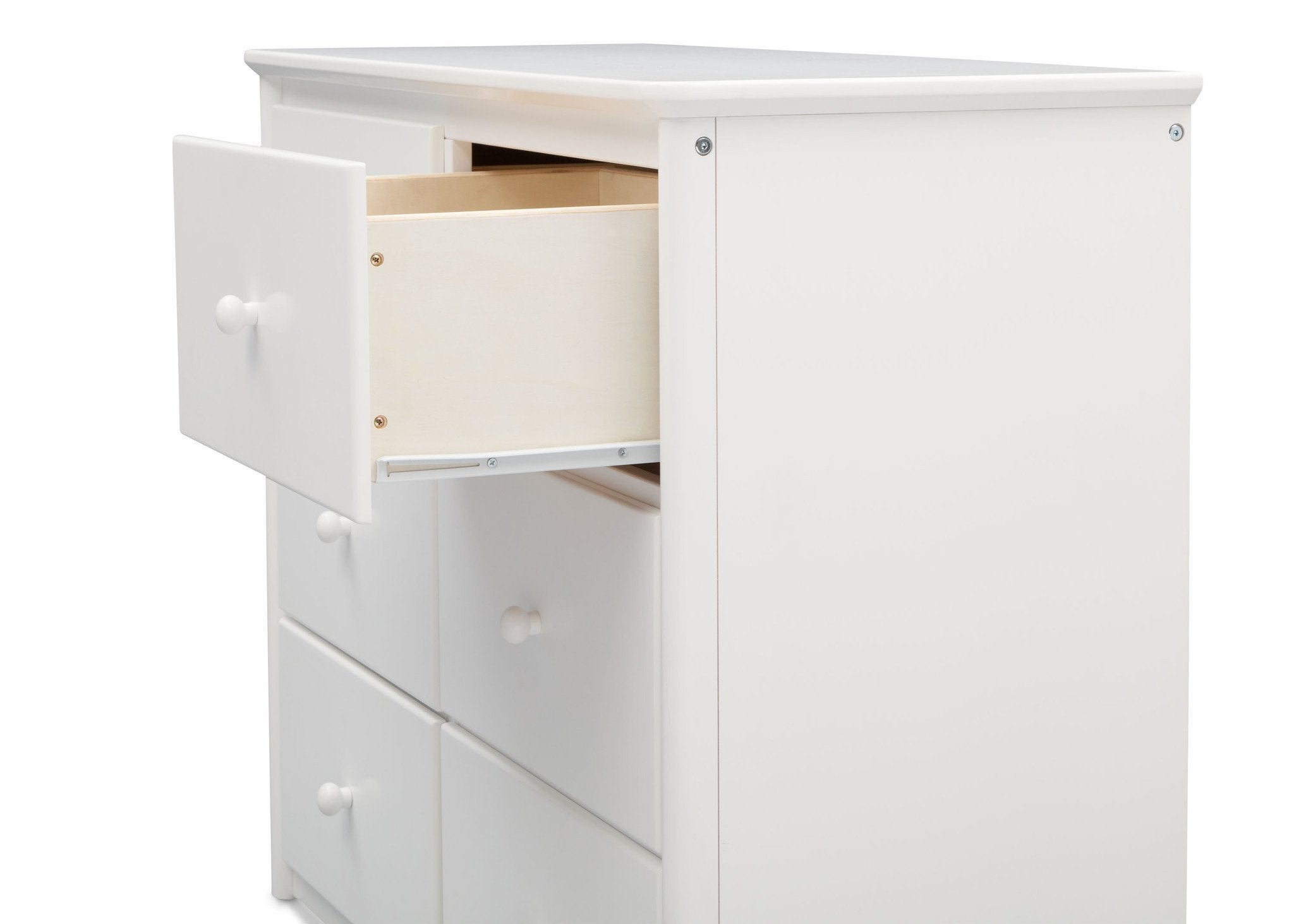 Somerset 6-Drawer Wooden Dresser for Bedroom - Spacious Storage Chest with Smooth Gliding Drawers for Clothes & Linens Organization