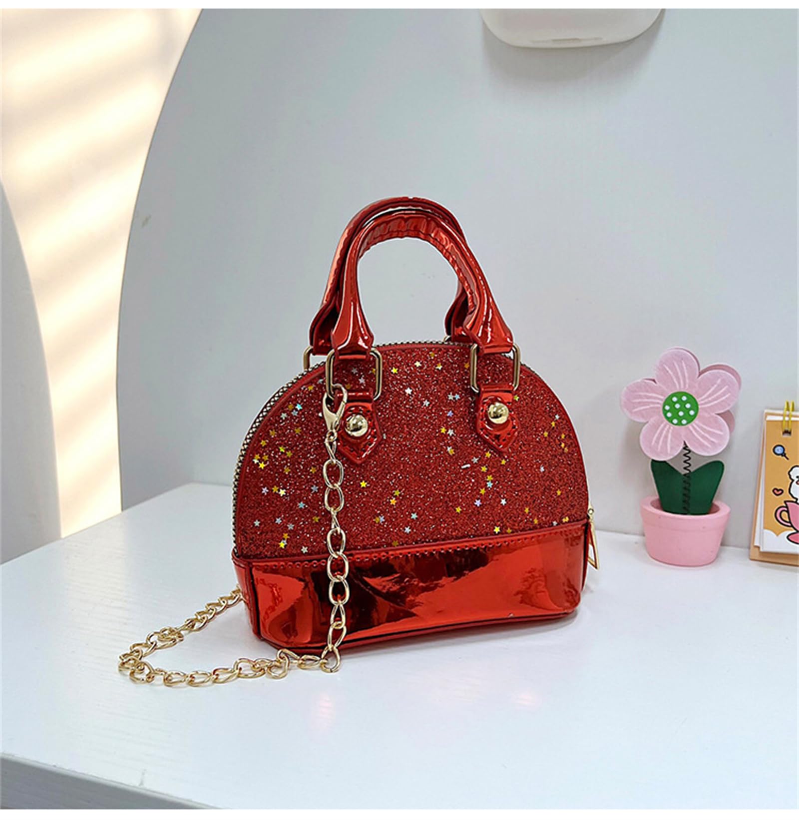Princess Little Purses - Cute Shell Shaped Crossbody Bag & Wallet for Women - Perfect for Parties, Travel, and Everyday Use