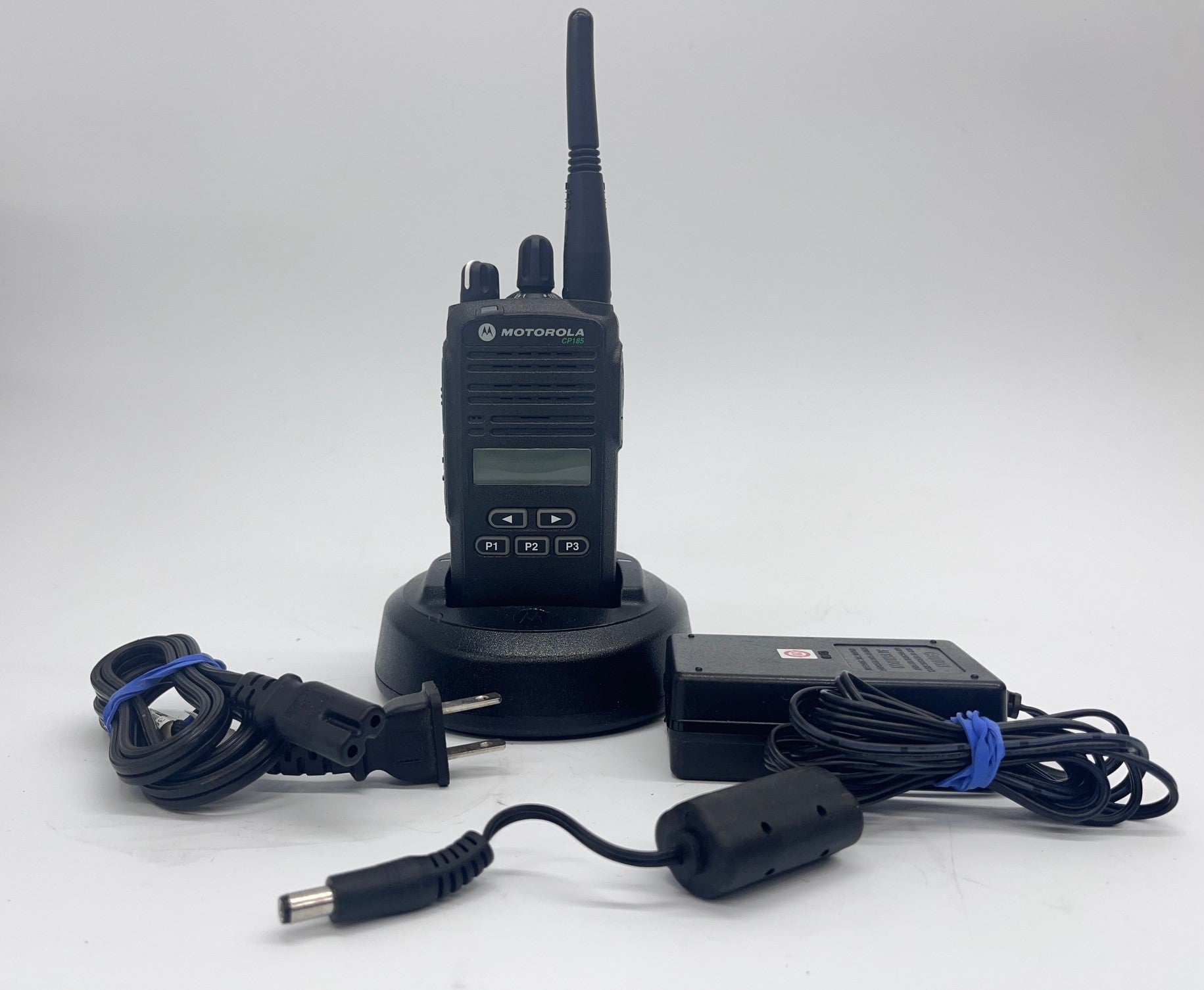Motorola CP185 UHF Portable Two-Way Radio - Reliable Communication for Construction, Security & Outdoor Adventures