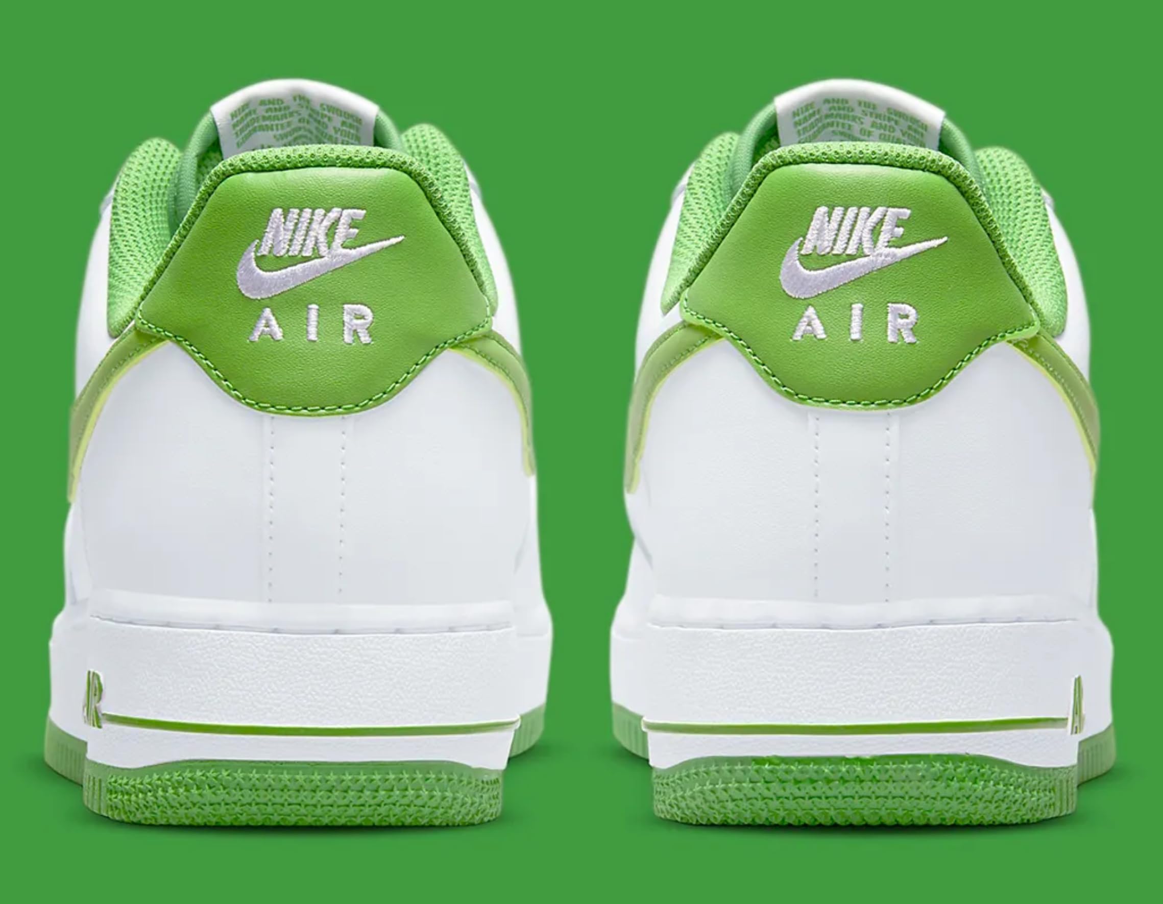 Nike Men's Retro Sneakers in White, Chlorophyll Green & Candy Apple - Size 13.5 AU | Classic Athletic Shoes for Running, Gym & Casual Wear