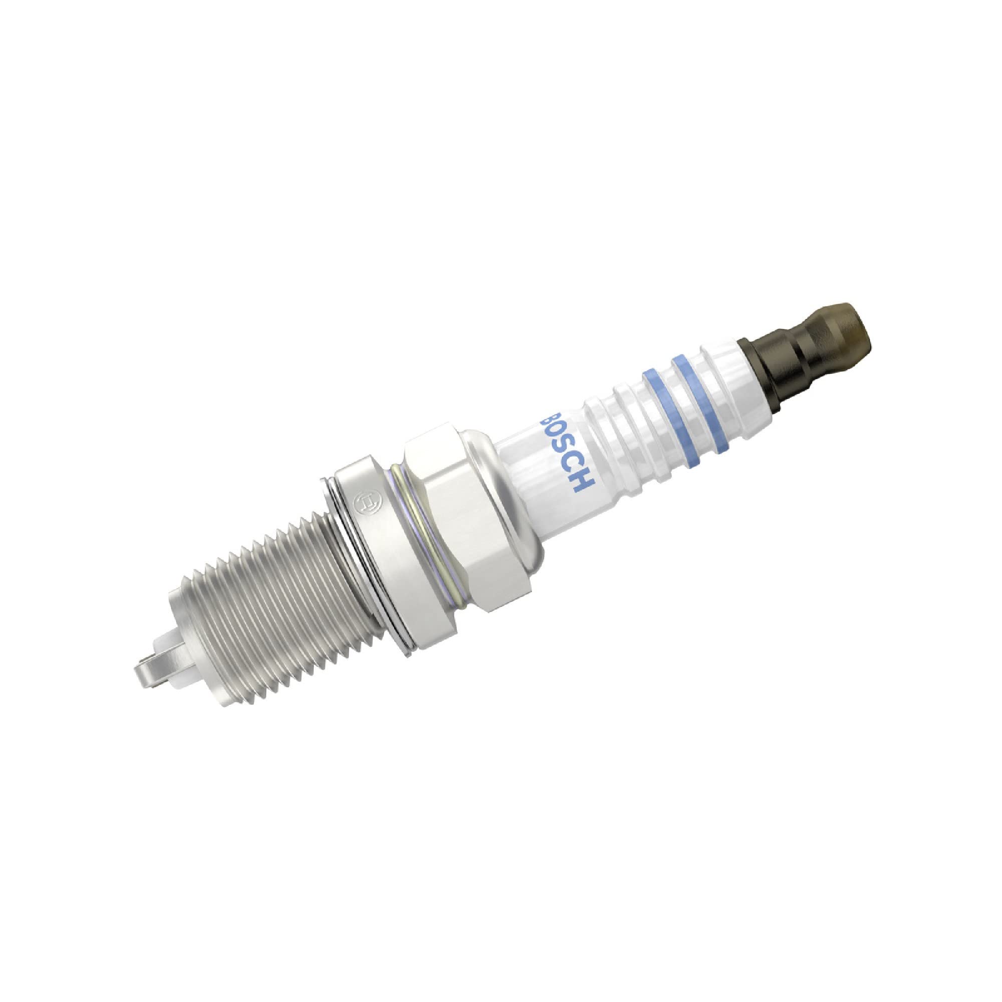 Bosch FLR8LDCU (+9) Nickel Spark Plugs - Set of 4 for Improved Engine Performance & Fuel Efficiency - Perfect for Cars, Trucks & SUVs