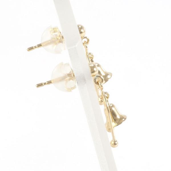 18K Gold Bell Dangle Earrings - Vintage Elegant Jewelry for Women | Perfect for Parties, Weddings & Special Occasions