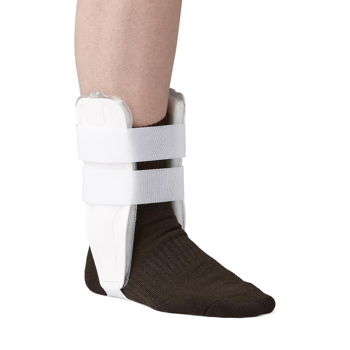 Stirrup Ankle Splint with Adjustable Air Bladders - Support & Stabilize Sprains, Fractures - Ideal for Sports Injuries & Post-Surgery Recovery