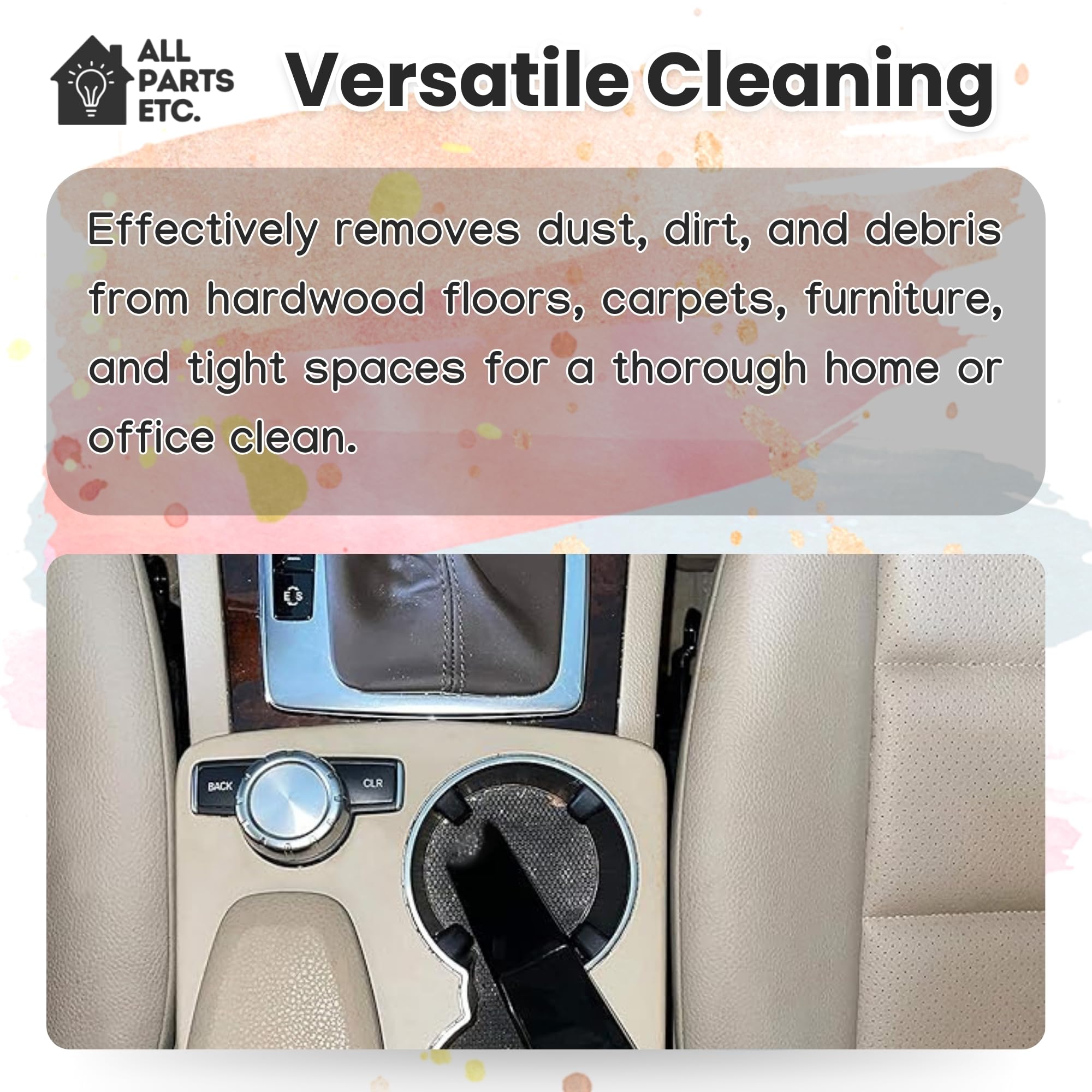 Rainbow Vacuum Replacement Attachments Set - Compatible with D2, D3, D4, D4C, SE, E, E2 Models - Includes Floor Brush, Dusting Brush, Crevice & Upholstery Tools - Perfect for Deep Cleaning Carpets, Hard Floors & Furniture