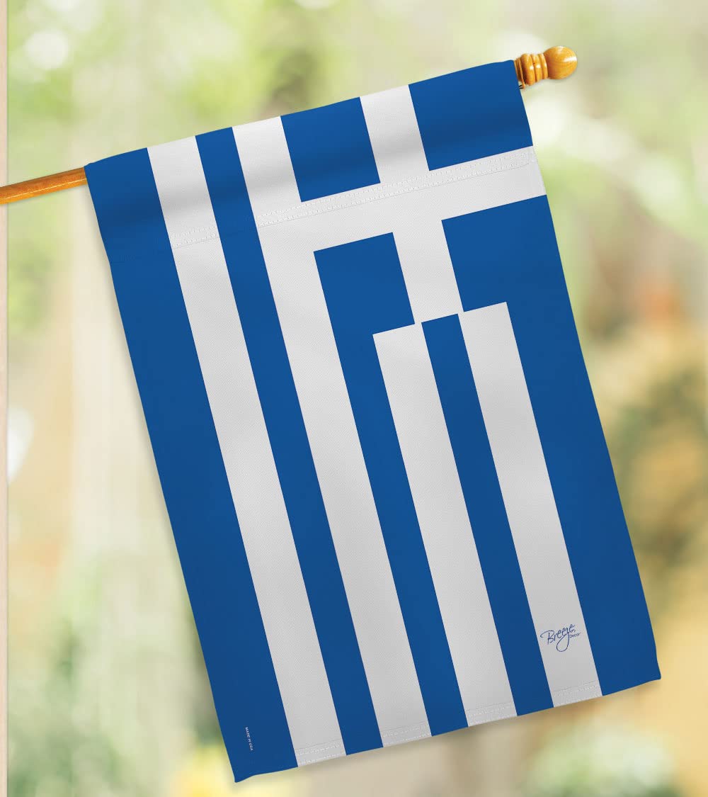 Greece Nationality Decorative Flag Set 28x40