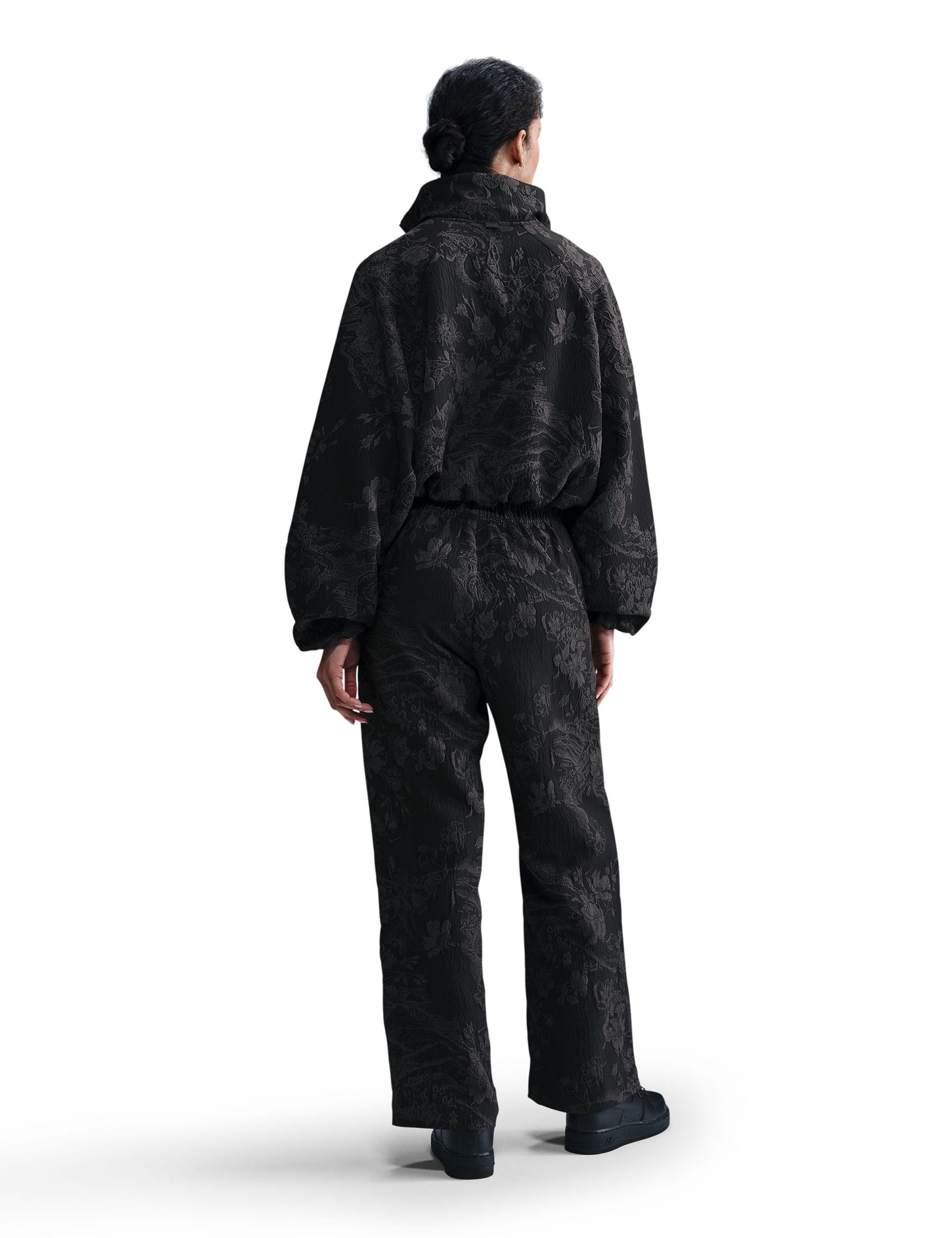 Premium Jacquard Track Pants for Men & Women - Breathable Sportswear Collection in Black/Anthracite - Perfect for Gym, Running & Casual Wear