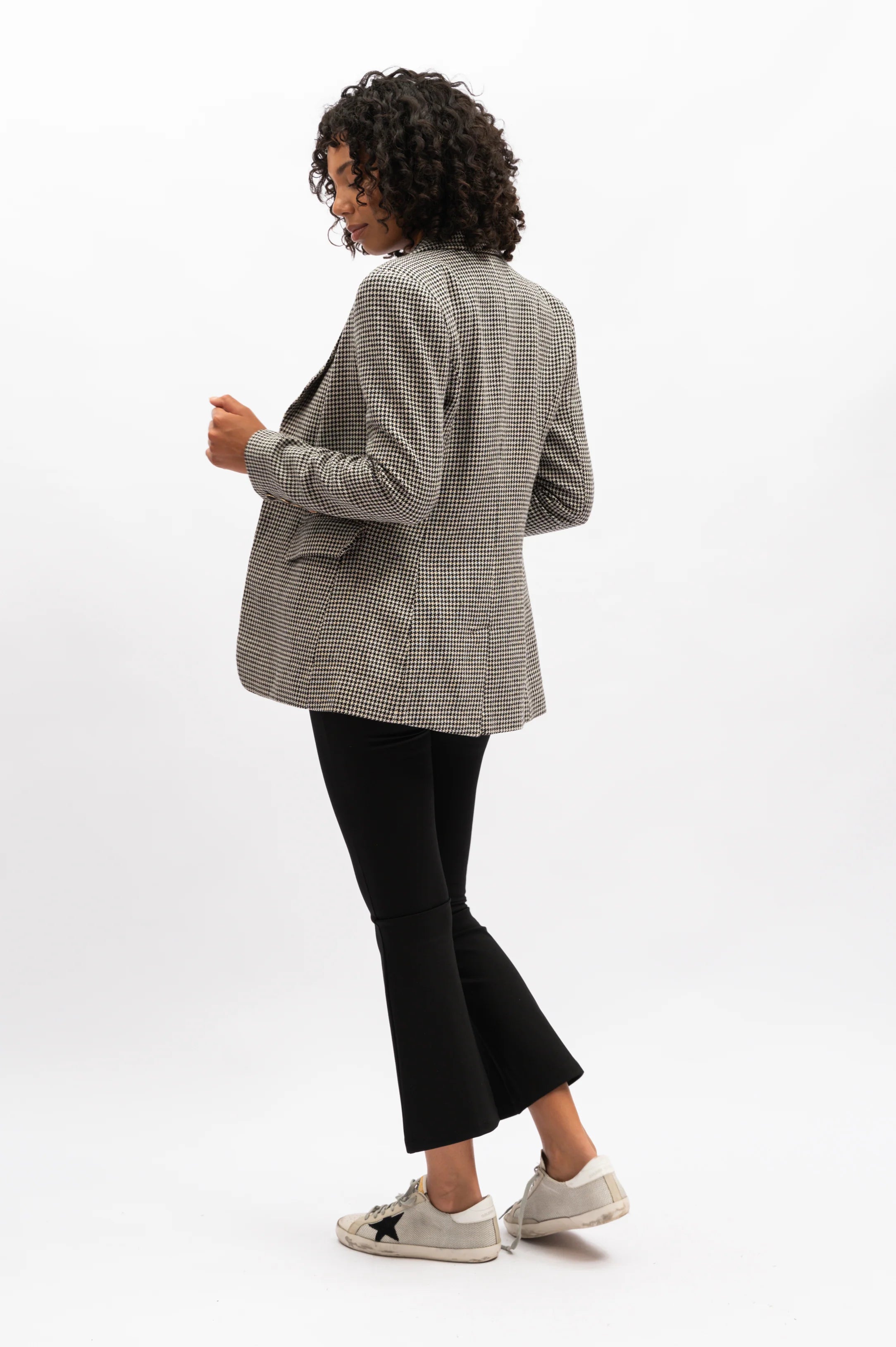 Jules Longline Blazer for Women - Slim Fit Stretch Office Blazer Jacket - Professional Work Blazer for Business, Interview & Formal Occasions