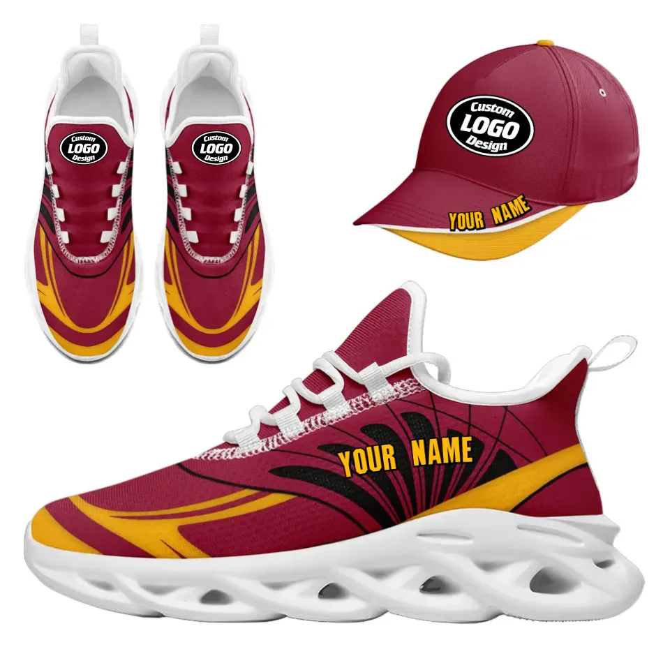 Custom Maxsoul Sneakers & Hat Combo - Personalized Athletic Shoes & Apparel Set for Gifts, Brand Promotions, Fan Festivals & Events - Perfect for Sports Enthusiasts & Corporate Giveaways