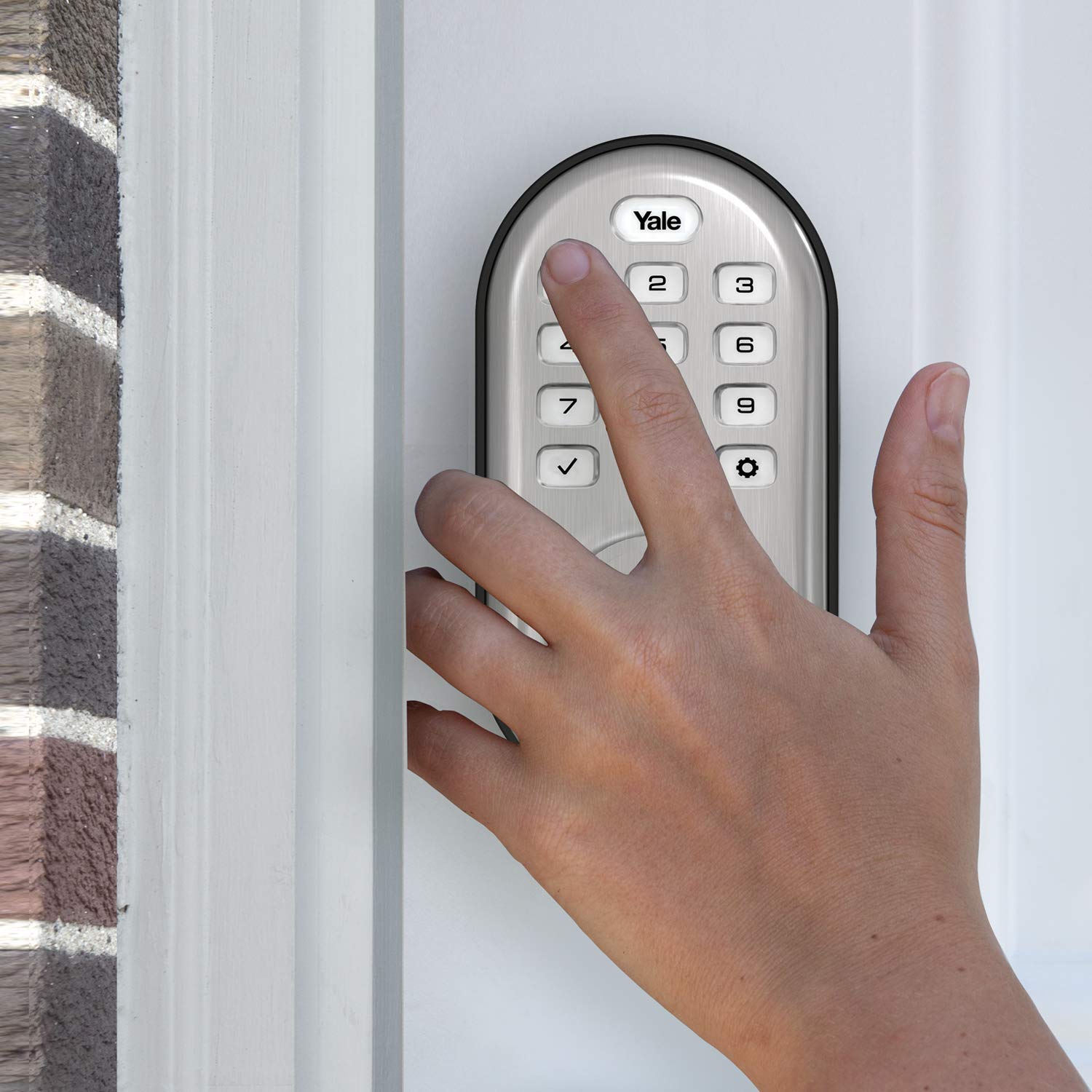 Yale Assure Lock Wi-Fi Smart Deadbolt with Keypad - Satin Nickel Finish - Secure Keyless Entry for Home & Office - Works with Alexa & Google Assistant