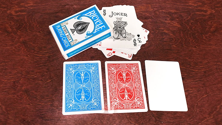 Turquoise Bicycle Rider Back - Premium Playing Cards for Poker, Magic Tricks & Card Games - Perfect for Game Nights, Parties & Collectors