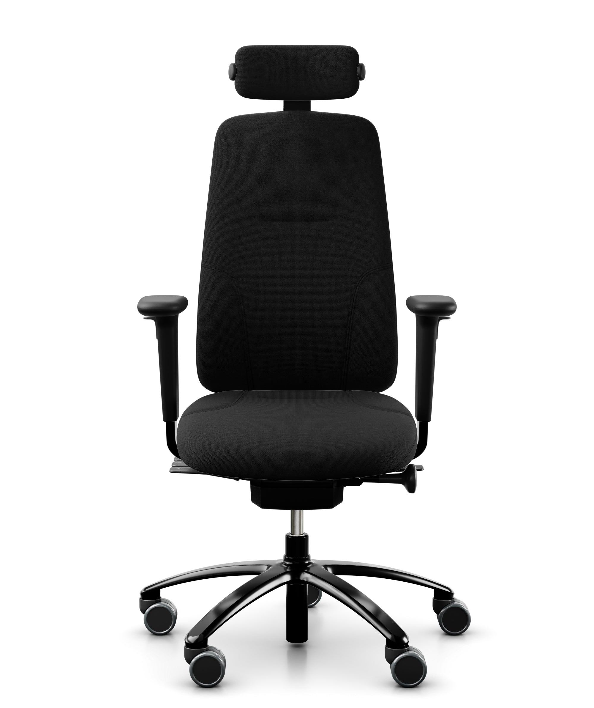 RH Logic 220 Black Gaming Chair - Ergonomic Office Chair with Adjustable Lumbar Support - High Back Computer Chair for Home & Work - Perfect for Gamers, Remote Workers & Long Sitting Sessions
