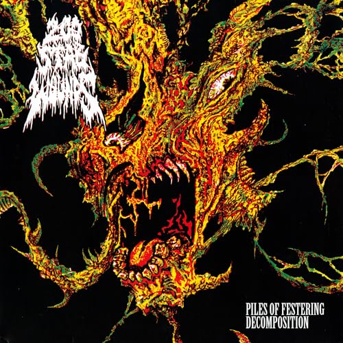 200 Stab Wounds - Piles of Festering Decomposition (Septic Stench Vinyl) | Death Metal Music Album for Hardcore Fans | Perfect for Mosh Pits & Extreme Metal Collections