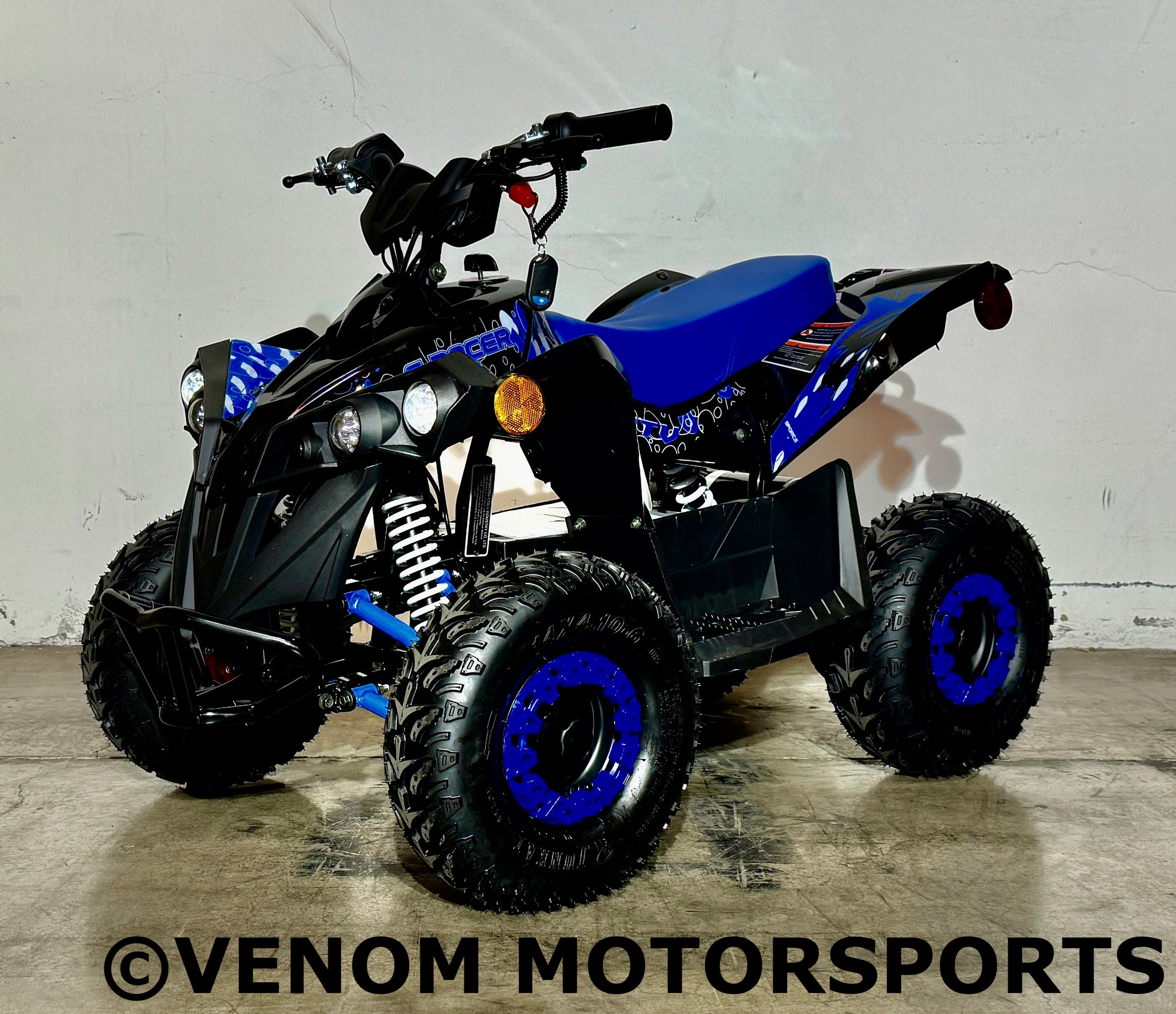 Venom E Racer 1000W 36V Electric ATV for Adults - Off-Road Adventure, Hunting & Farm Work - Powerful All-Terrain Vehicle with Long Battery Life