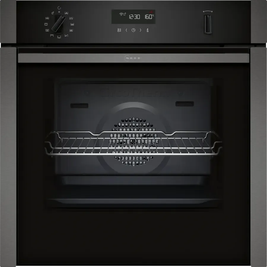 Neff 60cm Built-In Pyrolytic Oven N50 B6ACM7AG0A - Self-Cleaning Electric Oven for Modern Kitchens | Perfect for Baking, Roasting & Family Cooking