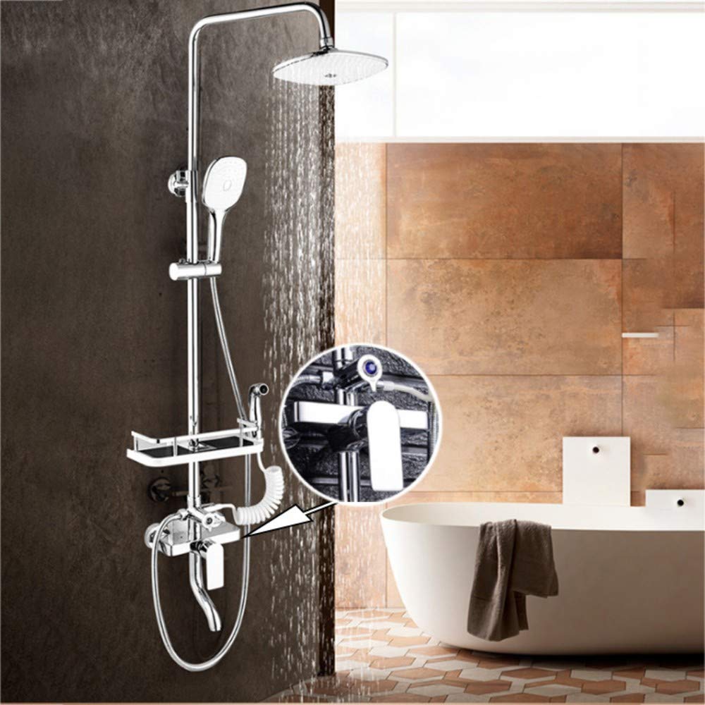 KaO0YaN 4-Speed Handheld Shower Head with Spray Gun - High Pressure Showerhead for Bathroom, Detachable Bidet Sprayer & Descaling Nozzle - Perfect for Bathroom Cleaning, Pet Washing & Hygiene Care