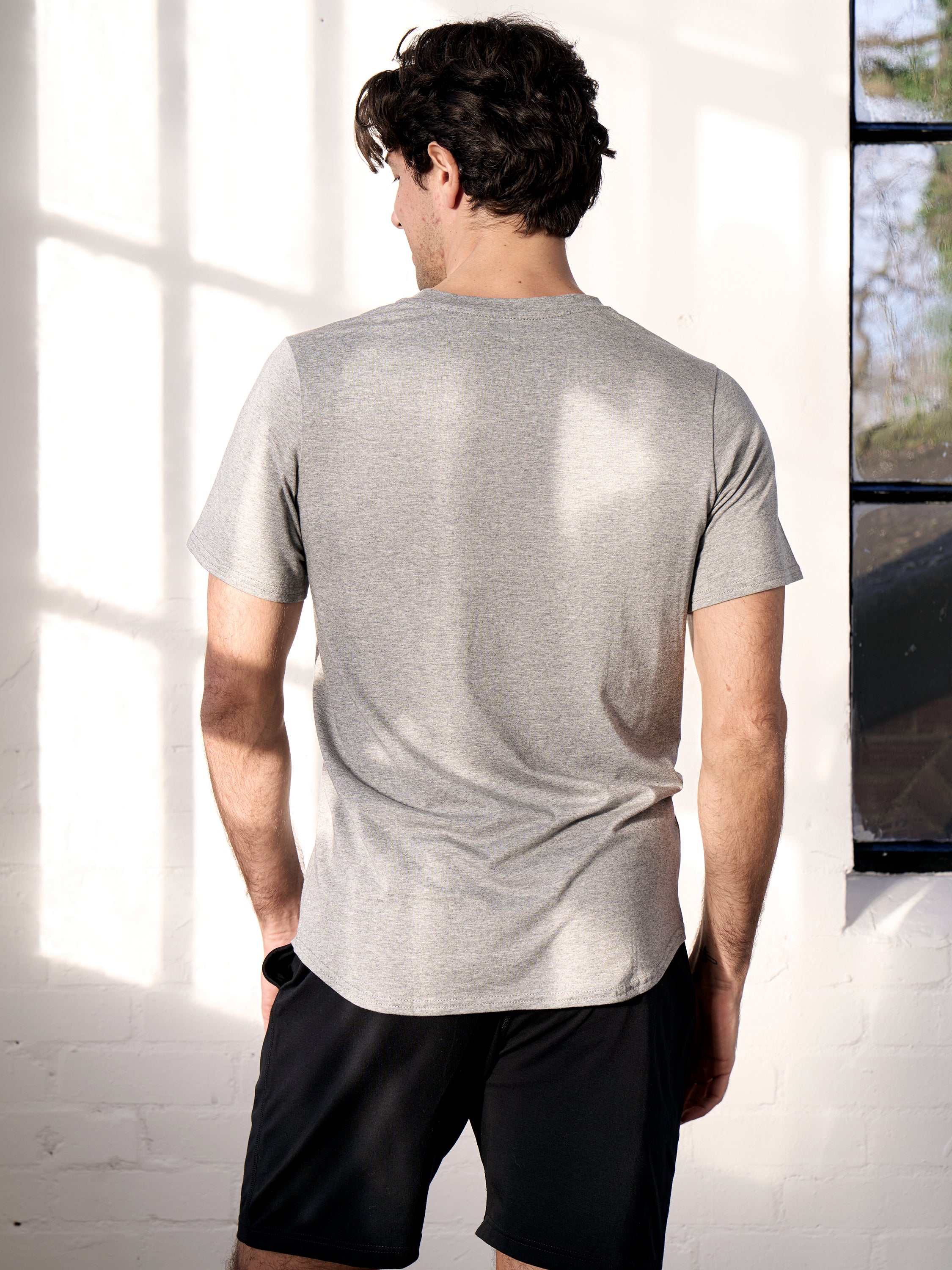 Premium Cotton Men's Stretch T-Shirt - Soft Breathable Comfort Fit Casual Tee for Everyday Wear, Gym & Outdoor Activities