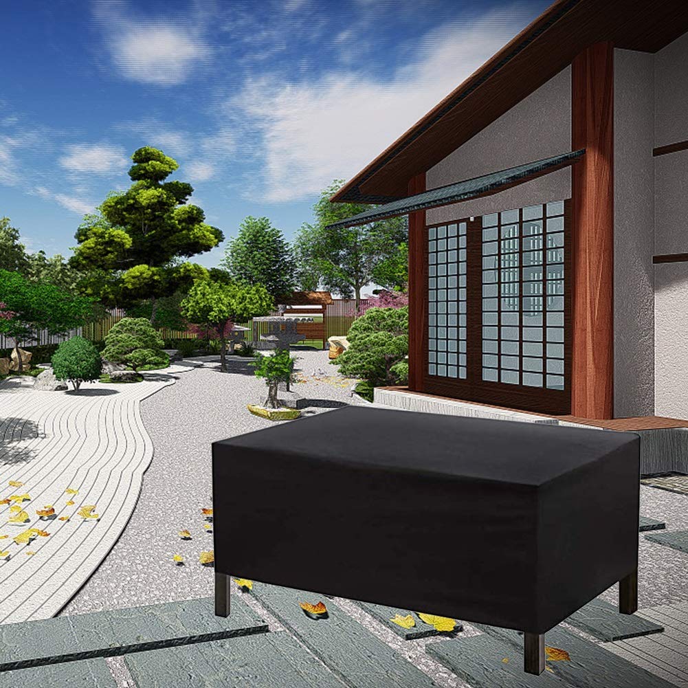 **79x63x28in Waterproof Windproof Rectangular Patio Set Cover - Heavy-Duty Oxford Fabric Outdoor Furniture Cover for Garden Table, Sofa - Perfect for Patio, Deck, and Backyard Protection**
