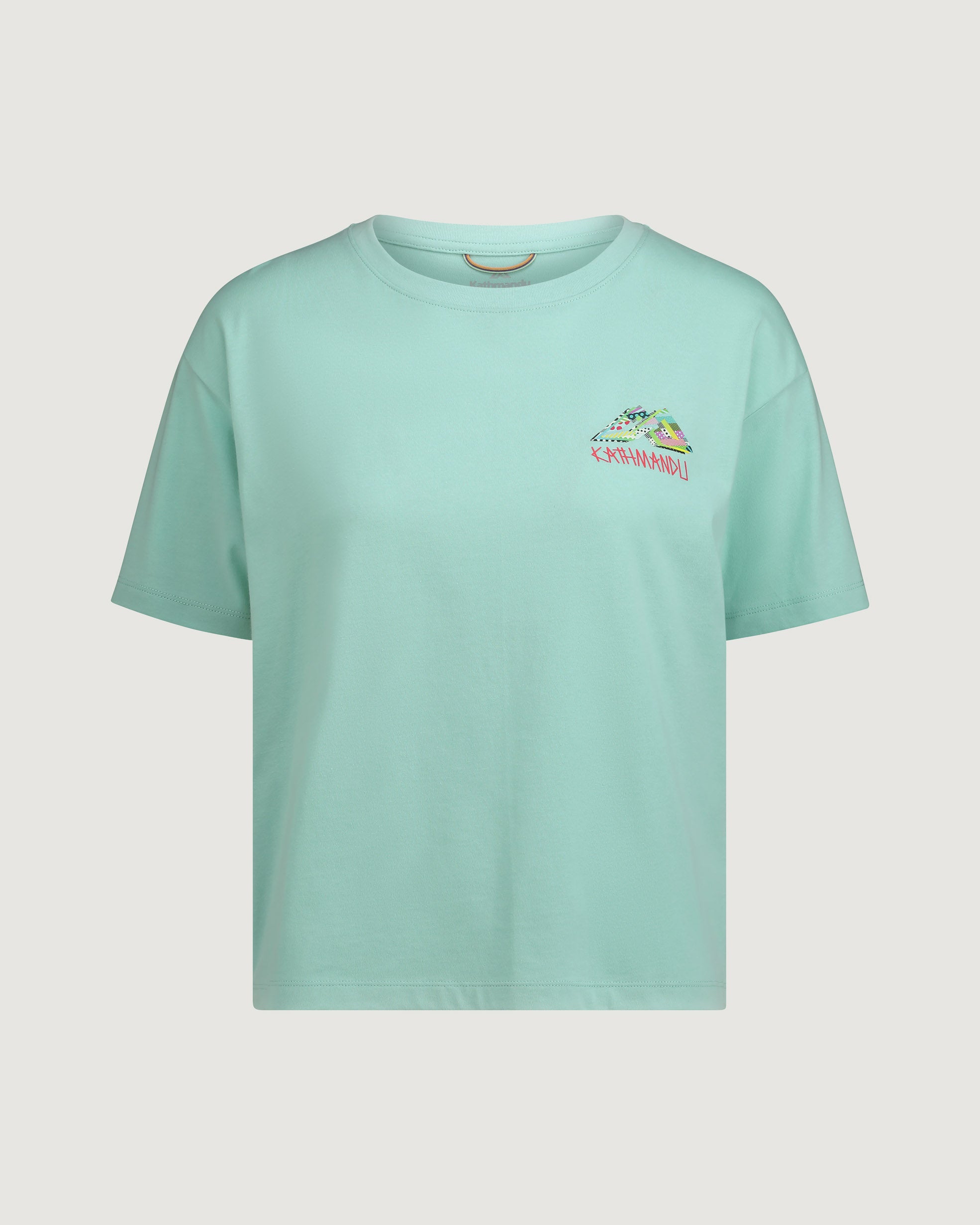Jason Woodside Prism Women's Organic Cotton T-Shirt | Splash Print | Eco-Friendly Casual Tee for Summer Outfits & Beach Wear
