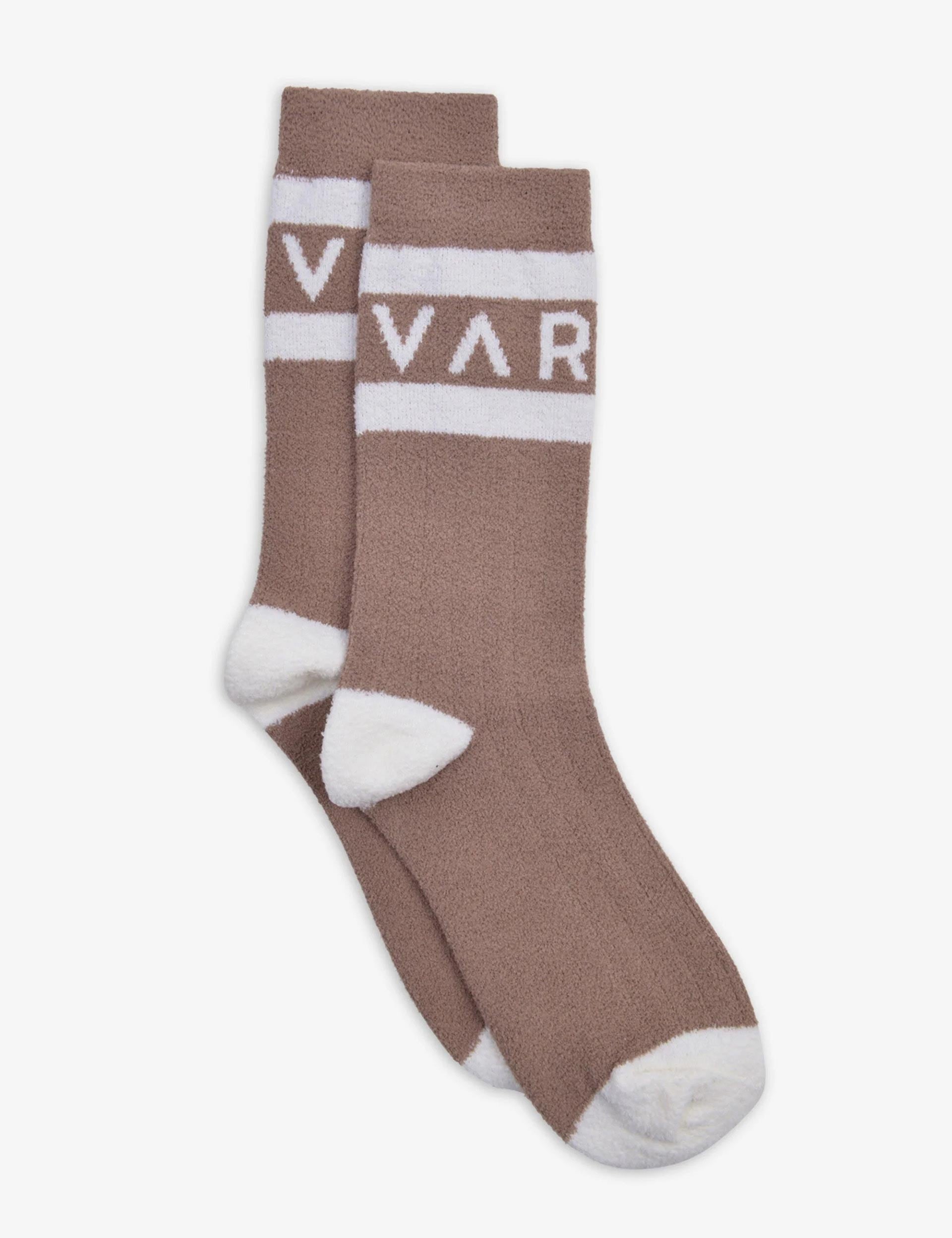 Premium Spencer Socks - Soft Chanterelle & Egret Color Crew Socks for Men & Women - Comfortable Everyday Wear for Work, Gym, and Casual Outfits