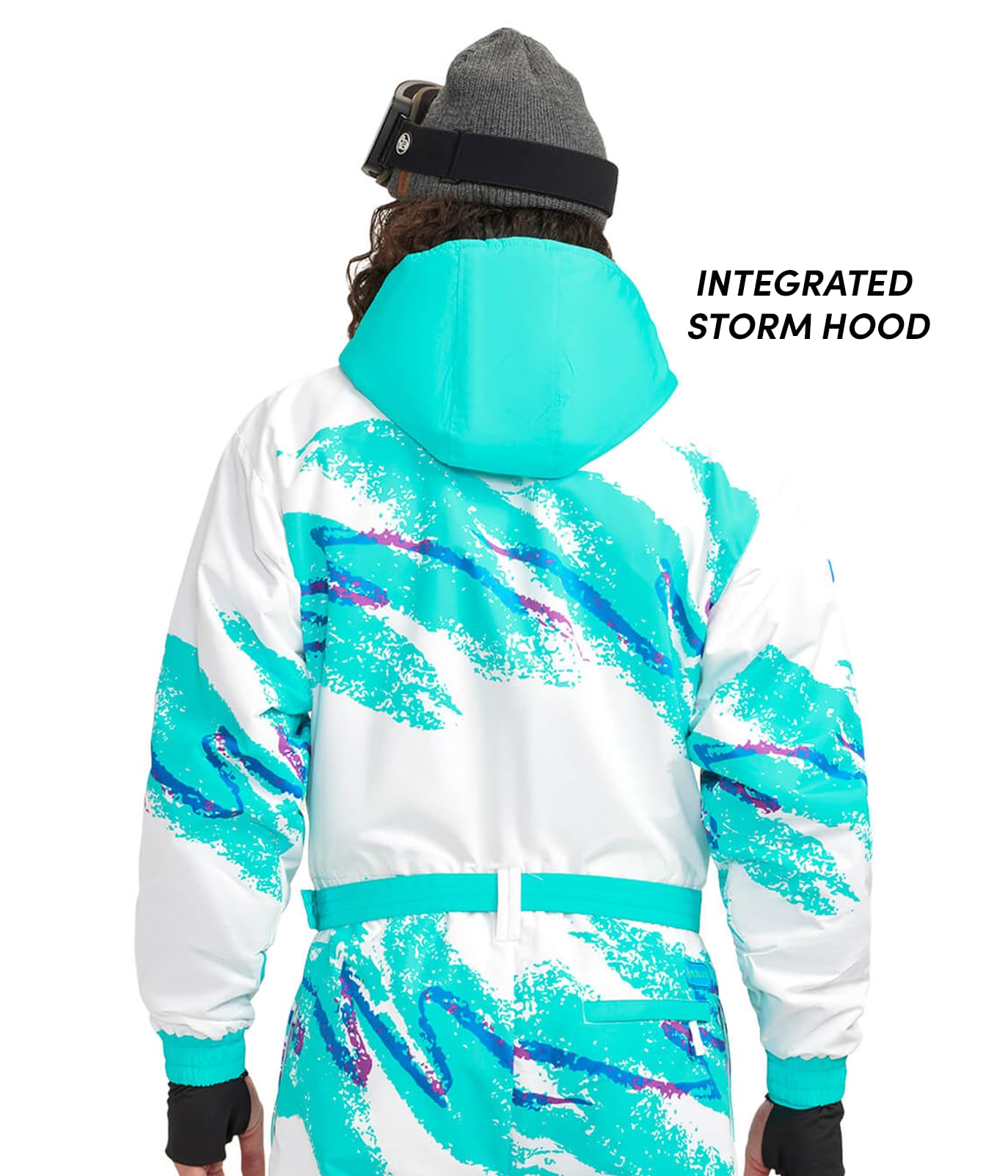Retro Snow Suits for Men - Warm & Stylish One-Piece Ski Suit | Tipsy Elves Winter Wear - Perfect for Skiing, Snowboarding & Cold Weather Adventures