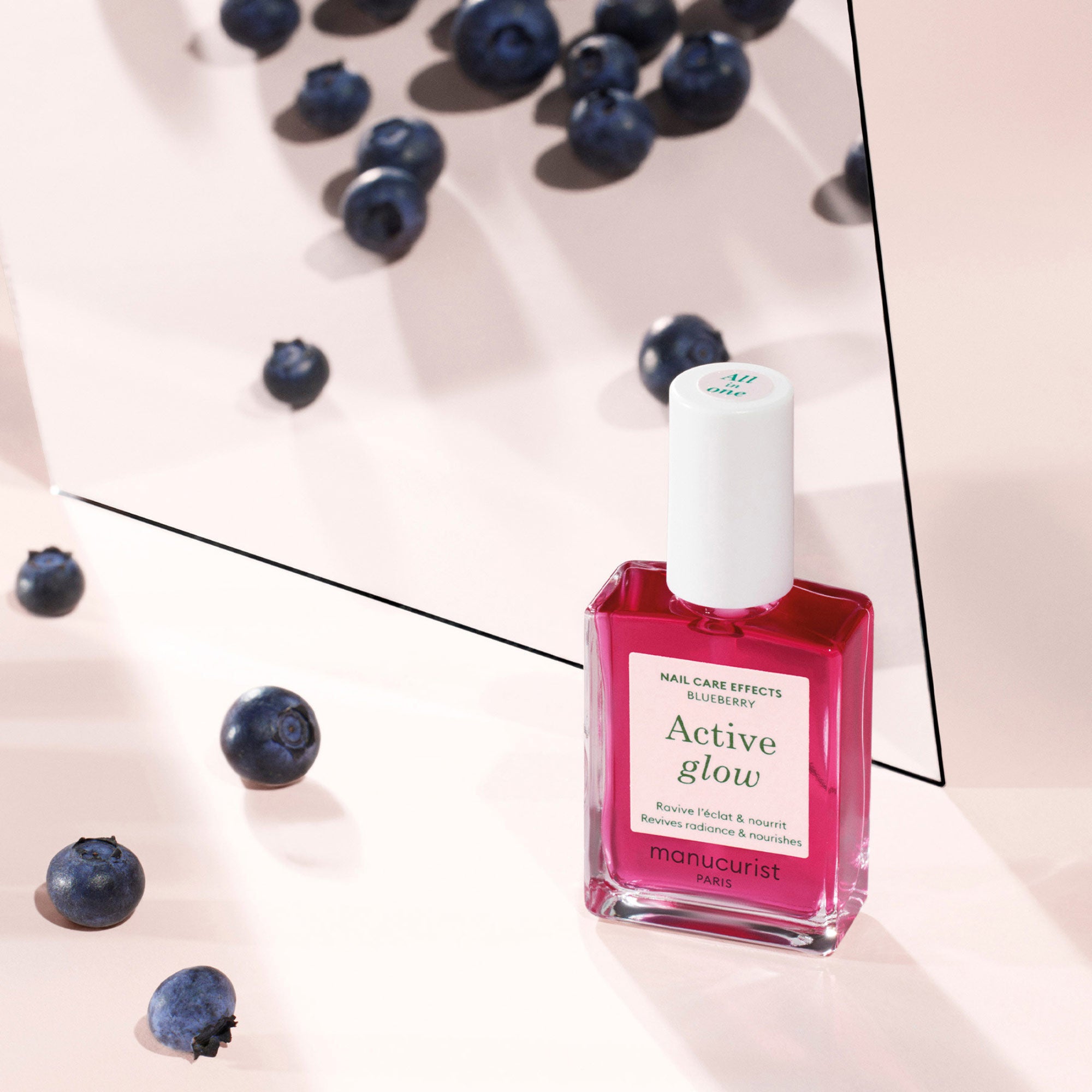 Manucurist Active Glow Nail Polish - Vegan & Non-Toxic Nail Care for Healthy, Shiny Nails | Perfect for Daily Wear, Special Occasions & At-Home Manicures