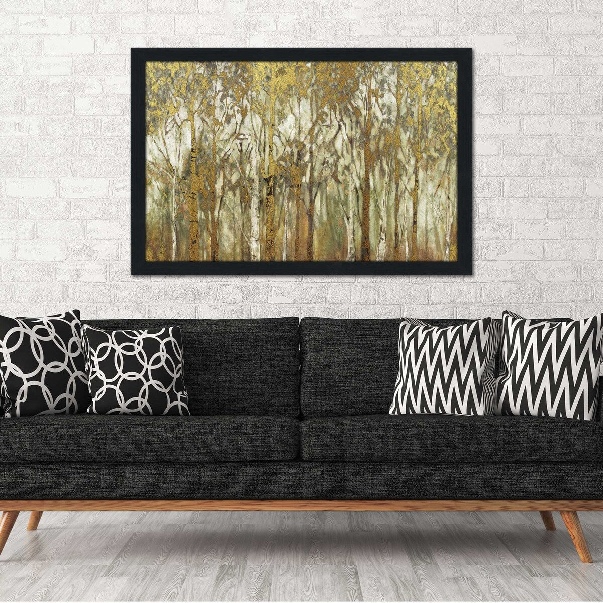 Carol Robinson Birch Grove Panoramic Print on Acrylic - Stunning Nature Wall Art for Living Room, Bedroom & Office Decor