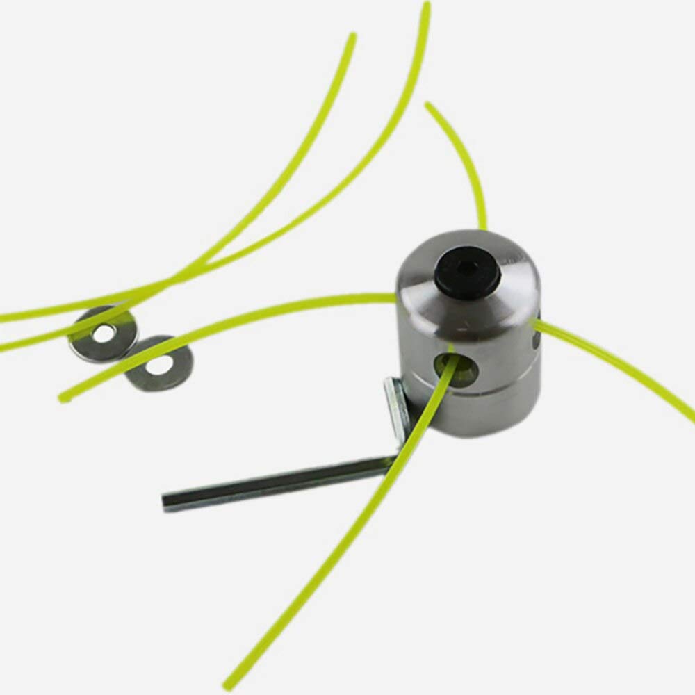 MC-4 Replacement Trimmer Head - Aluminum Grass Cutter Head for Lawn Mowers & Brush Cutters | Compatible with Strimmer Line Replacement | Perfect for Yard Maintenance, Landscaping & Professional Lawn Care