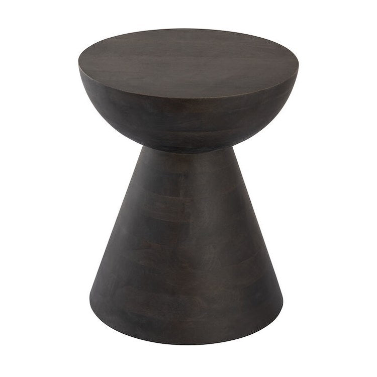 Boyd Accent Table 15 x 18 Inch Blackwash Finish - Perfect for Living Room, Bedroom, or Entryway Decor
