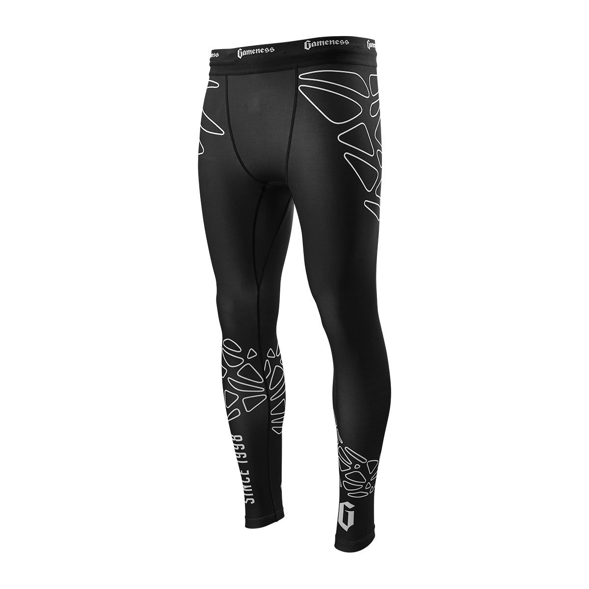Gameness Men's Grappling Spats - Lightweight Compression Pants for BJJ, MMA & Wrestling - Perfect for Training, Competition & Gym Workouts