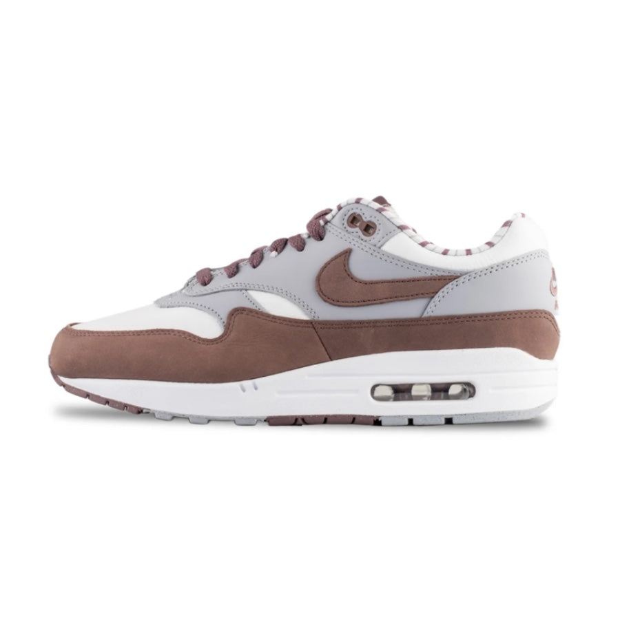 Nike Air Max 1 Premium Shima Shima Summit White Plum Eclipse Wolf Grey White Siren Red - Men's Running Shoes for Jogging, Gym Workouts & Casual Wear