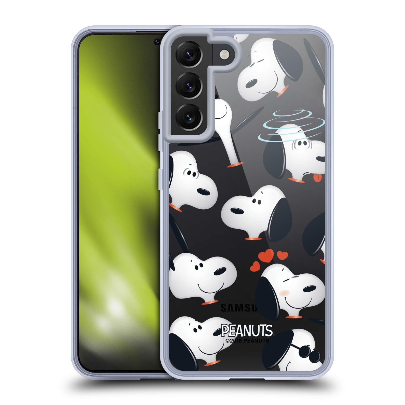 Head Case Designs Officially Licensed Peanuts Snoopy Soft Gel Case for Samsung Galaxy S22+ 5G - Cute Protective Cover for Everyday Use, Work & School